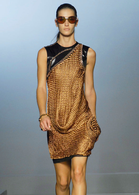 Balenciaga by Nicolas Ghesquiére cupper dress, Spring 2007