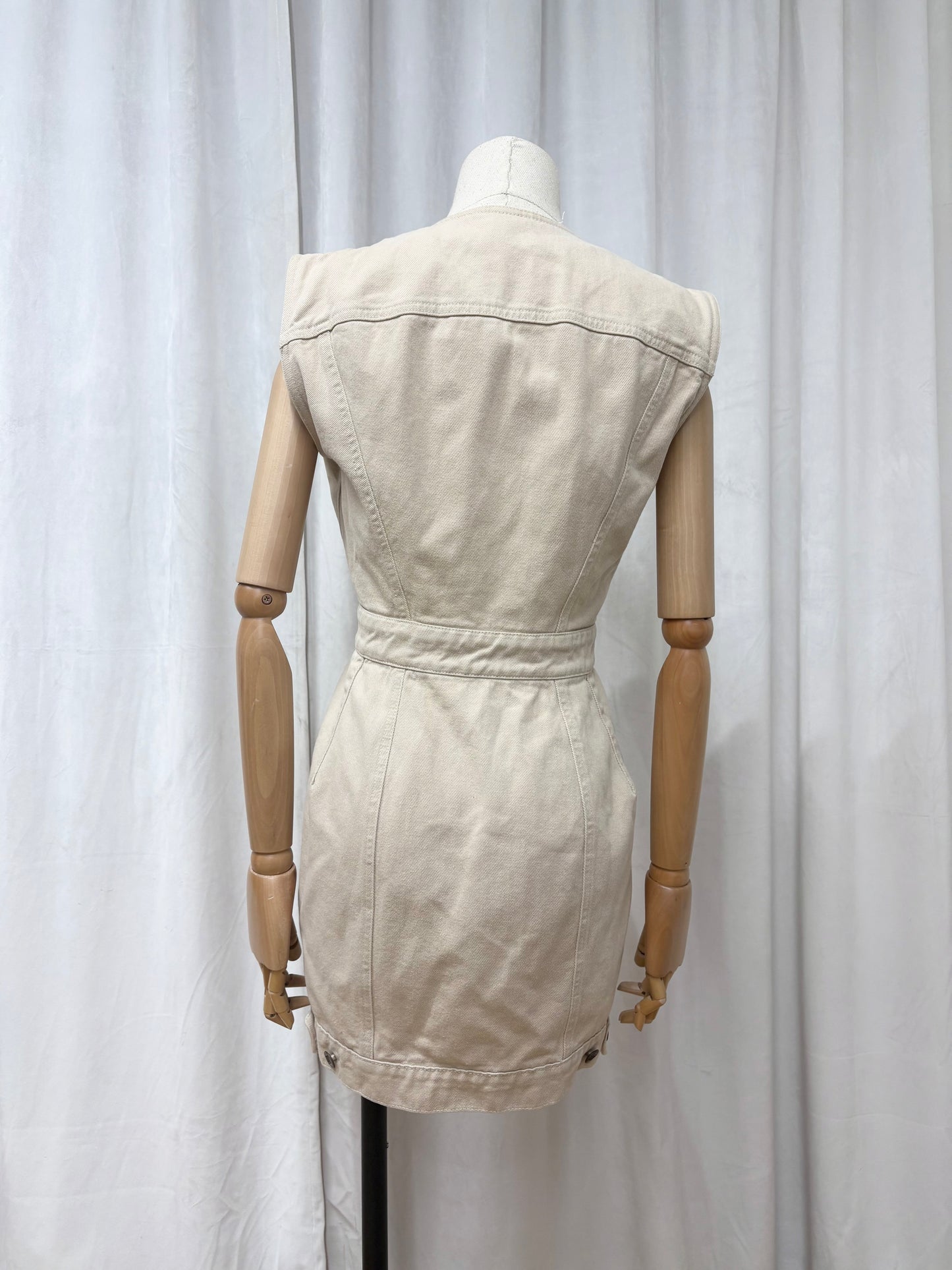 Junior Gaultier denim dress/waistcoat, Spring 1988 ’The Concierge is in the staircase’