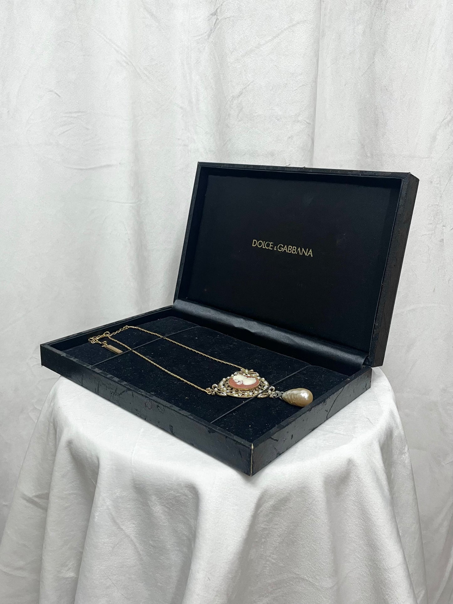 Dolce & Gabbana camé necklace, Fall 2001