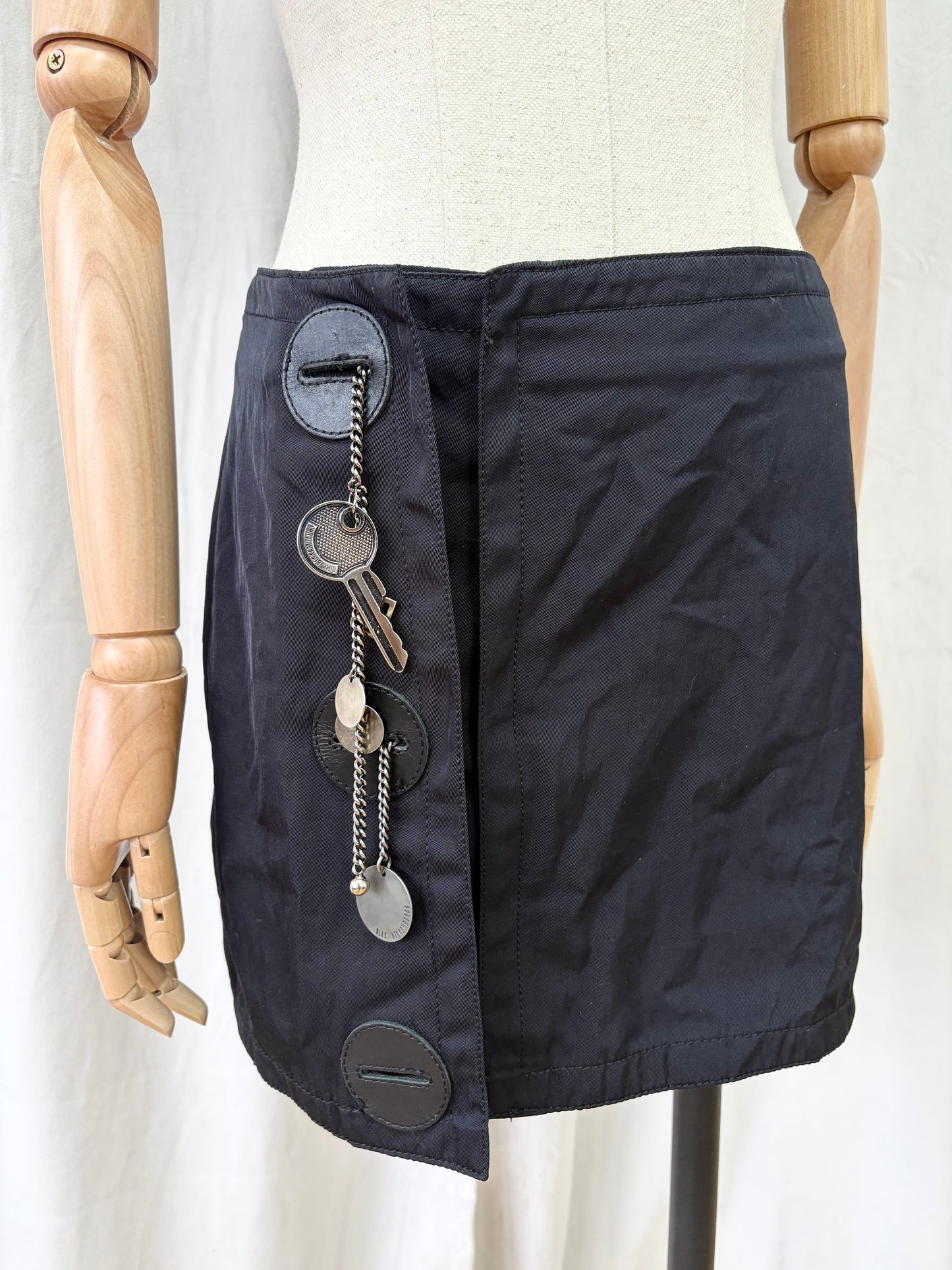 Dirk Bikkembergs key chain skirt, early 2000’s