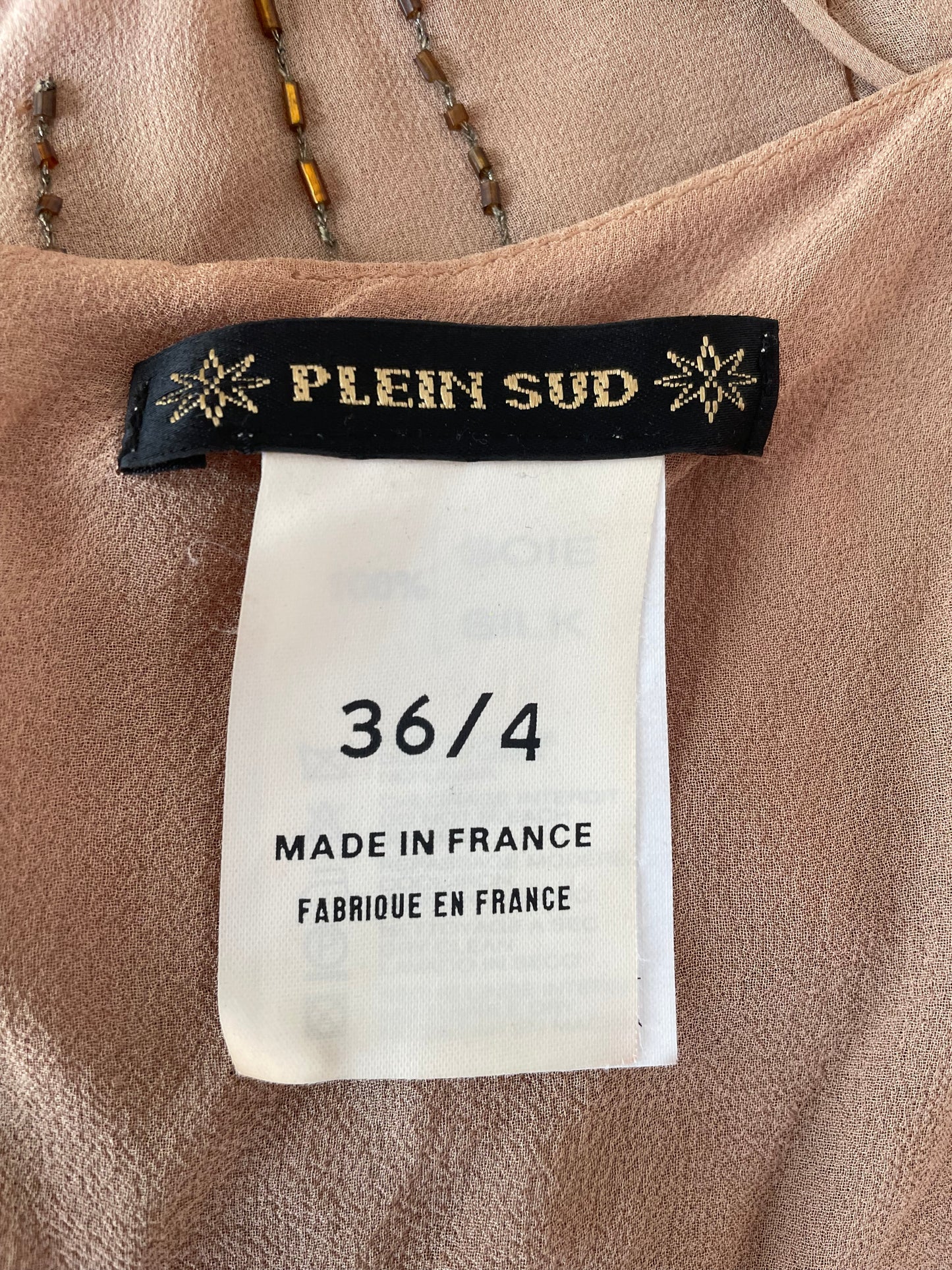 Plein Sud beaded top, 2000's