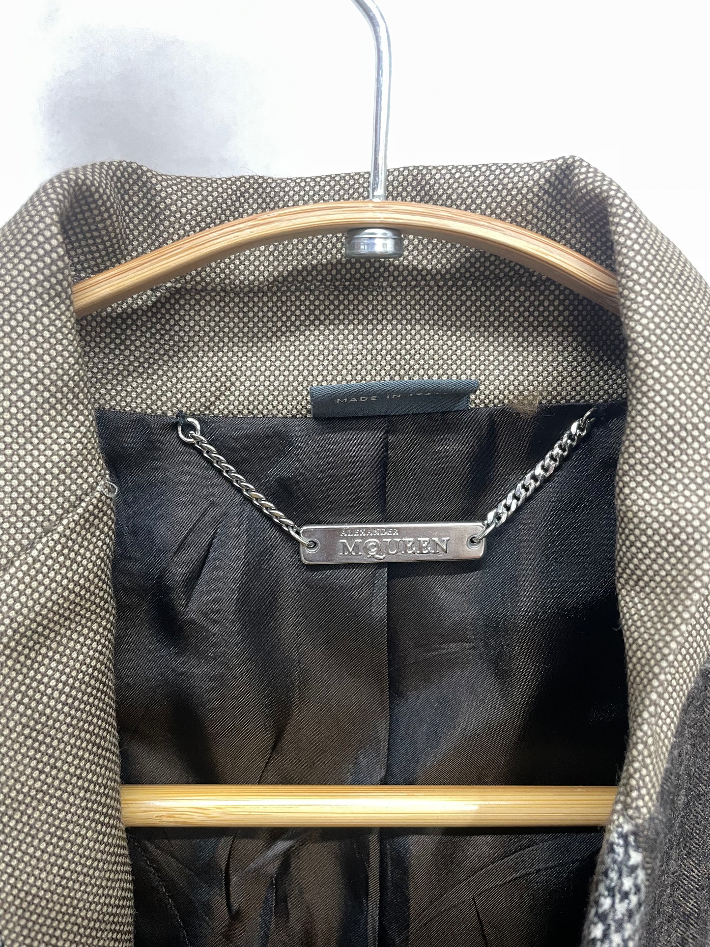 Alexander McQueen patchwork jacket, Fall 2008