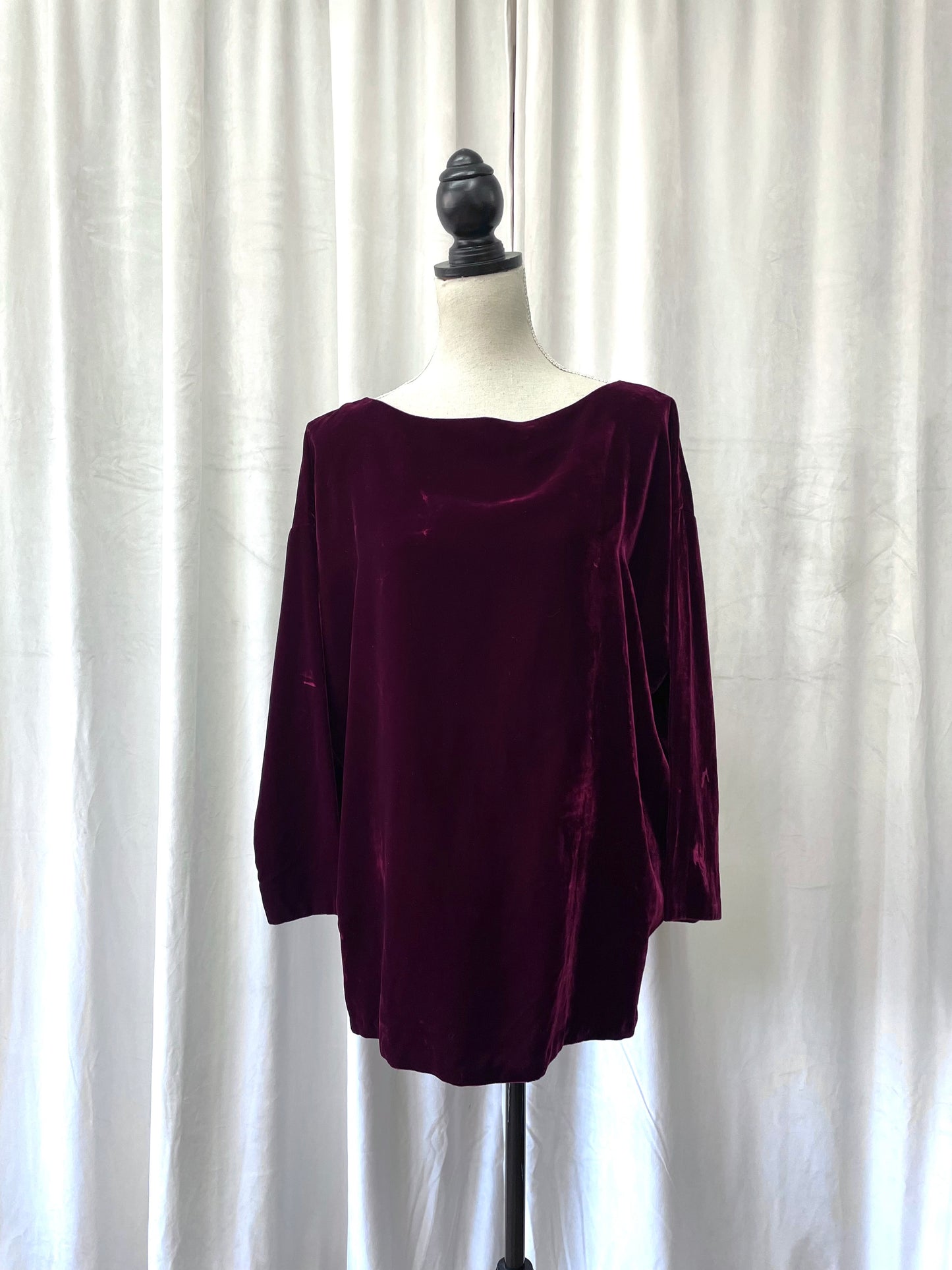 Romeo Gigli velvet blouse, 1980’s