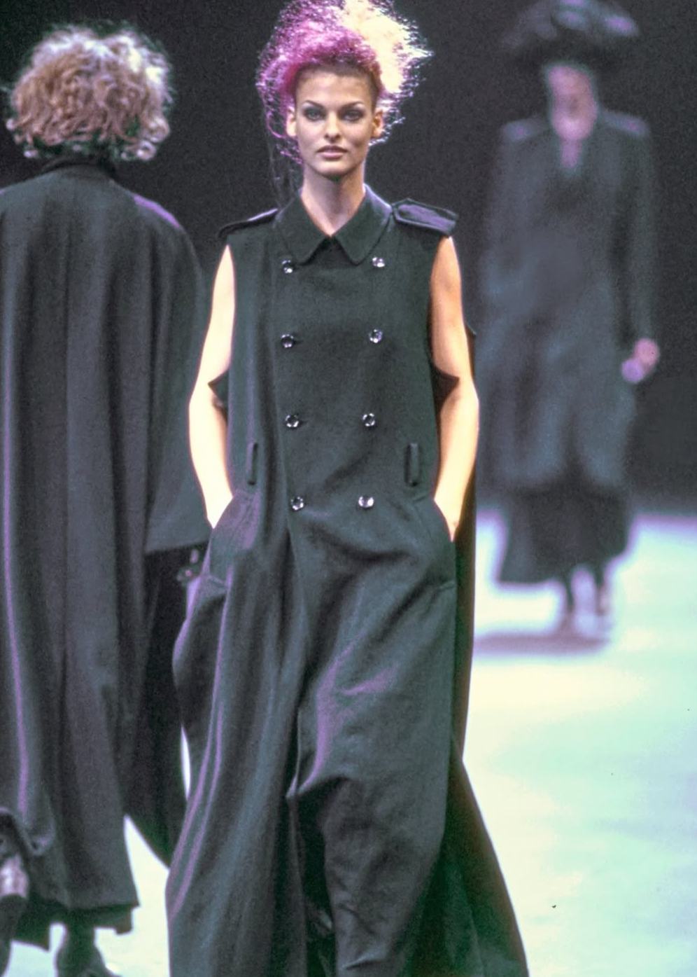 Comme des Garçons trenchcoat vest, Fall 1992