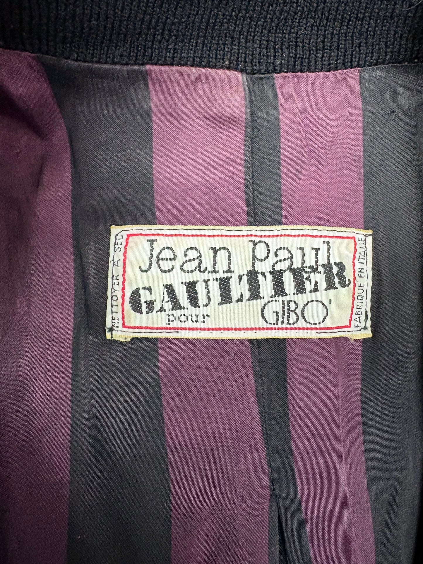Jean Paul Gaultier jacket, Fall 1987