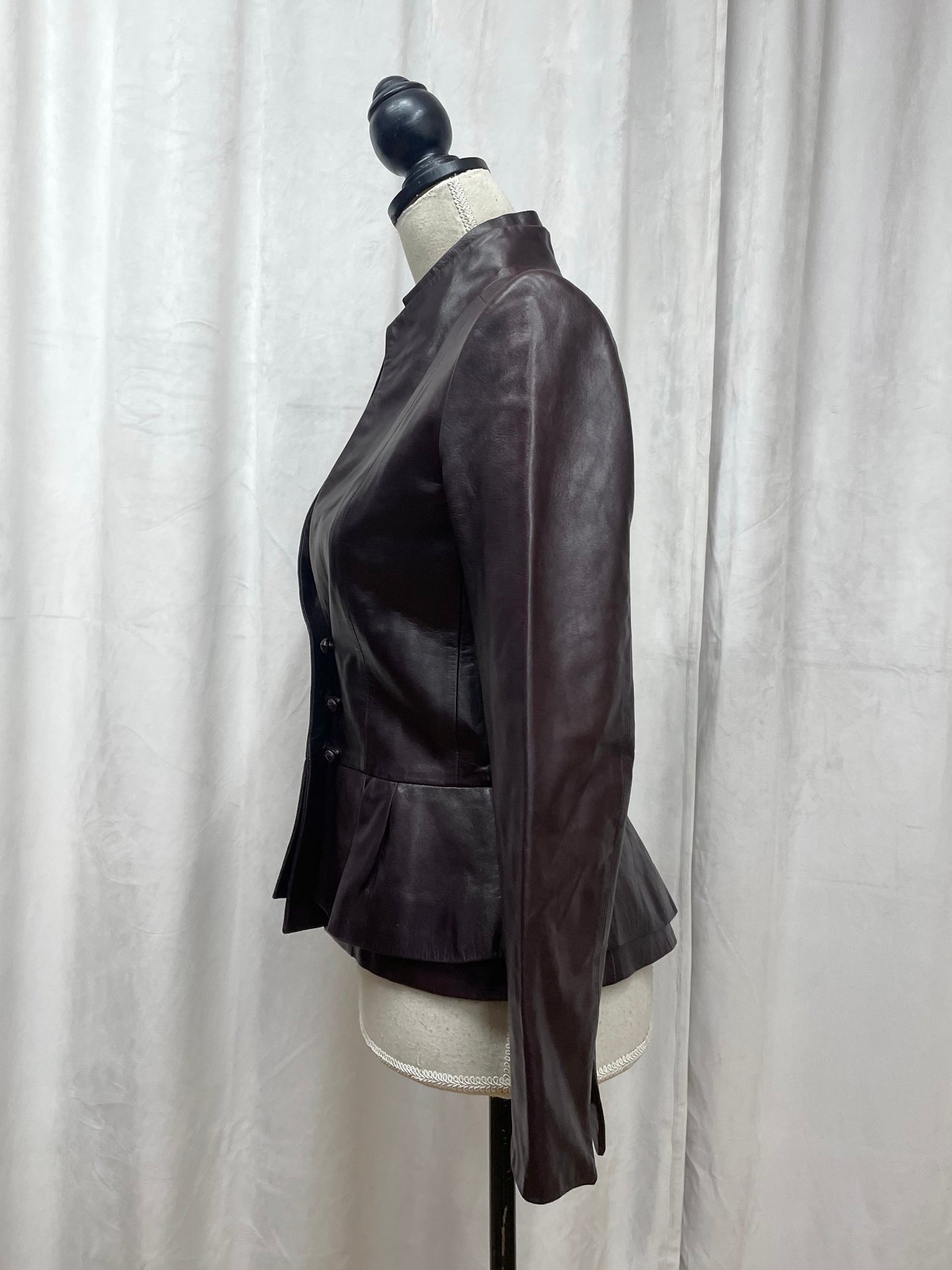 Yves Saint Laurent by Tom Ford leather jacket, early 2000’s