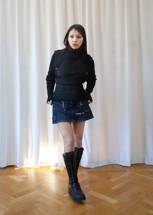 Jean Paul Gaultier ‘bondage’ knit, Fall 2003