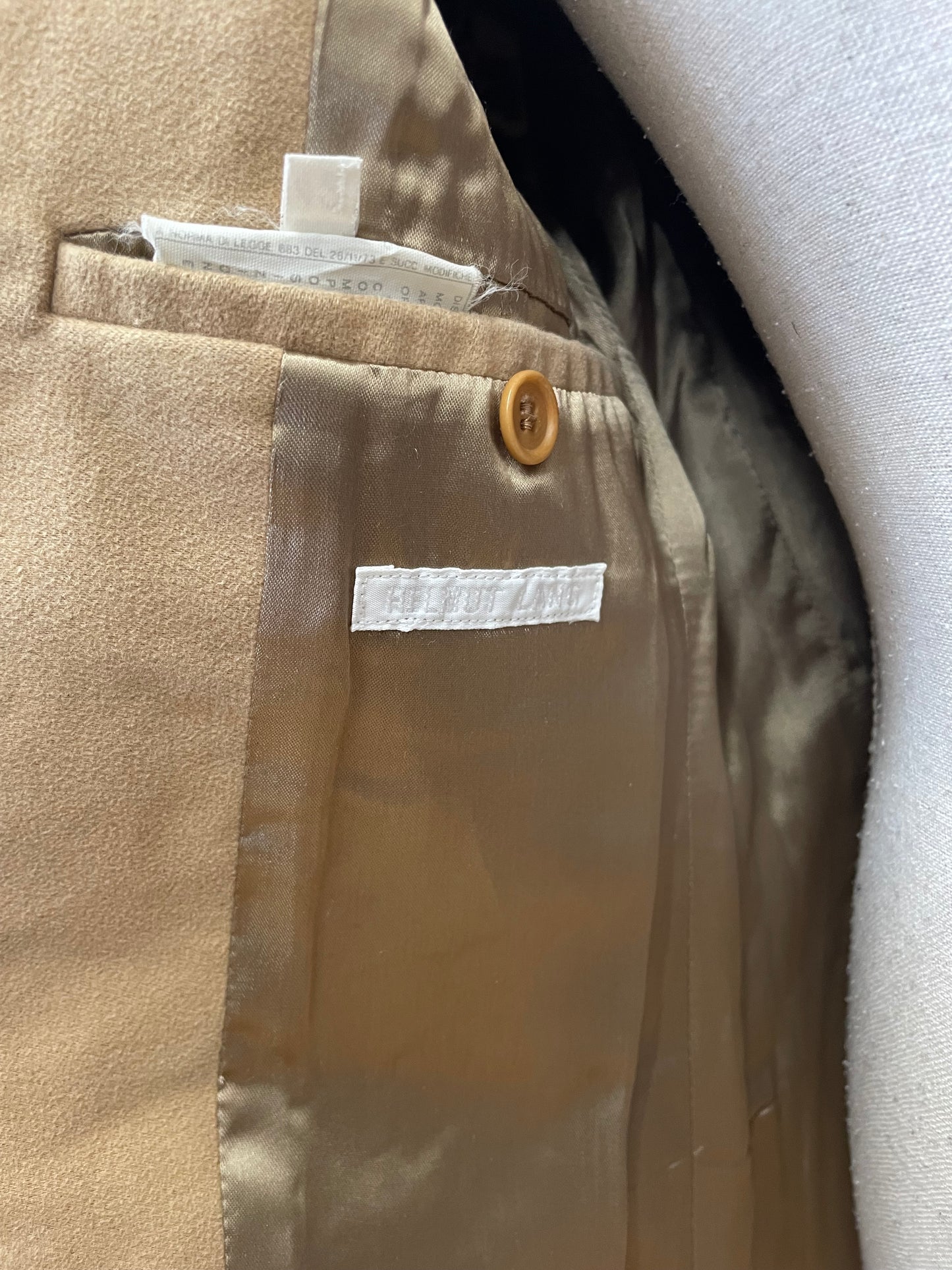 Helmut Lang coat, Fall 1995