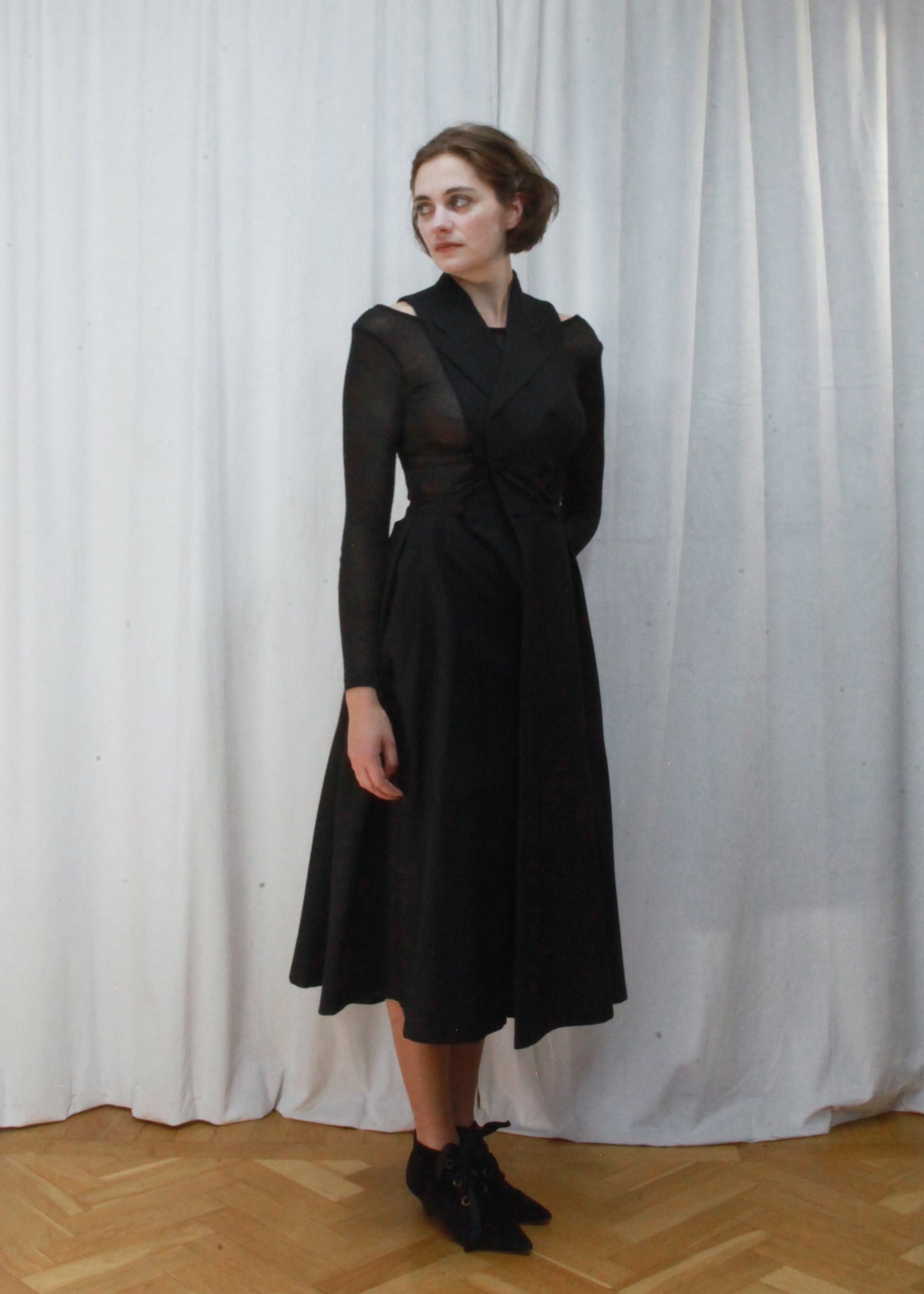 Comme des Garçons tricot waistcoat dress, 1989