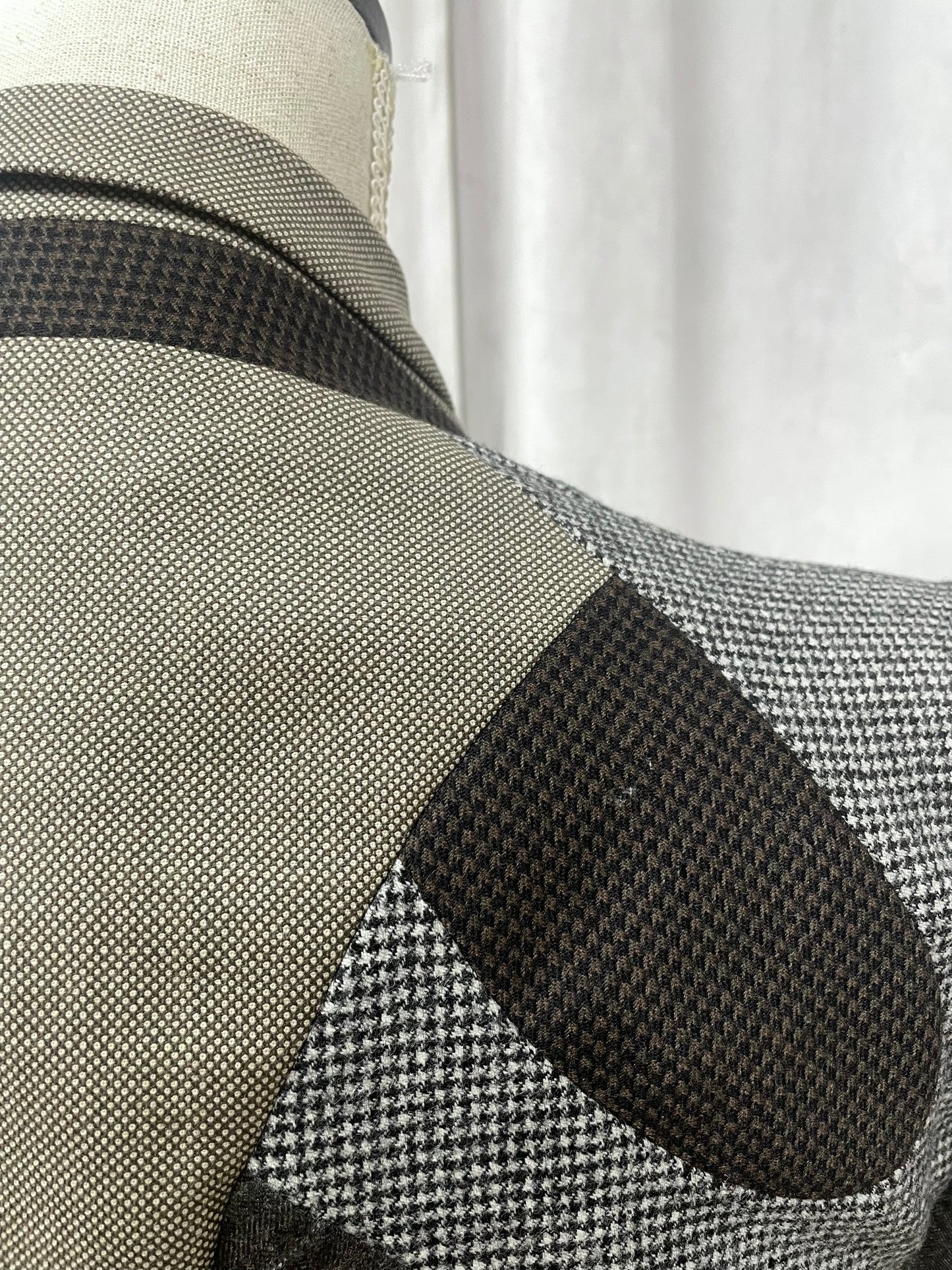 Alexander McQueen patchwork jacket, Fall 2008