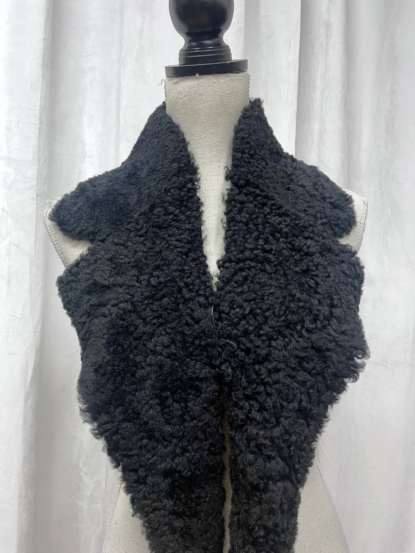 A’N’D (Azumi & David) shearling collar, 2000’s