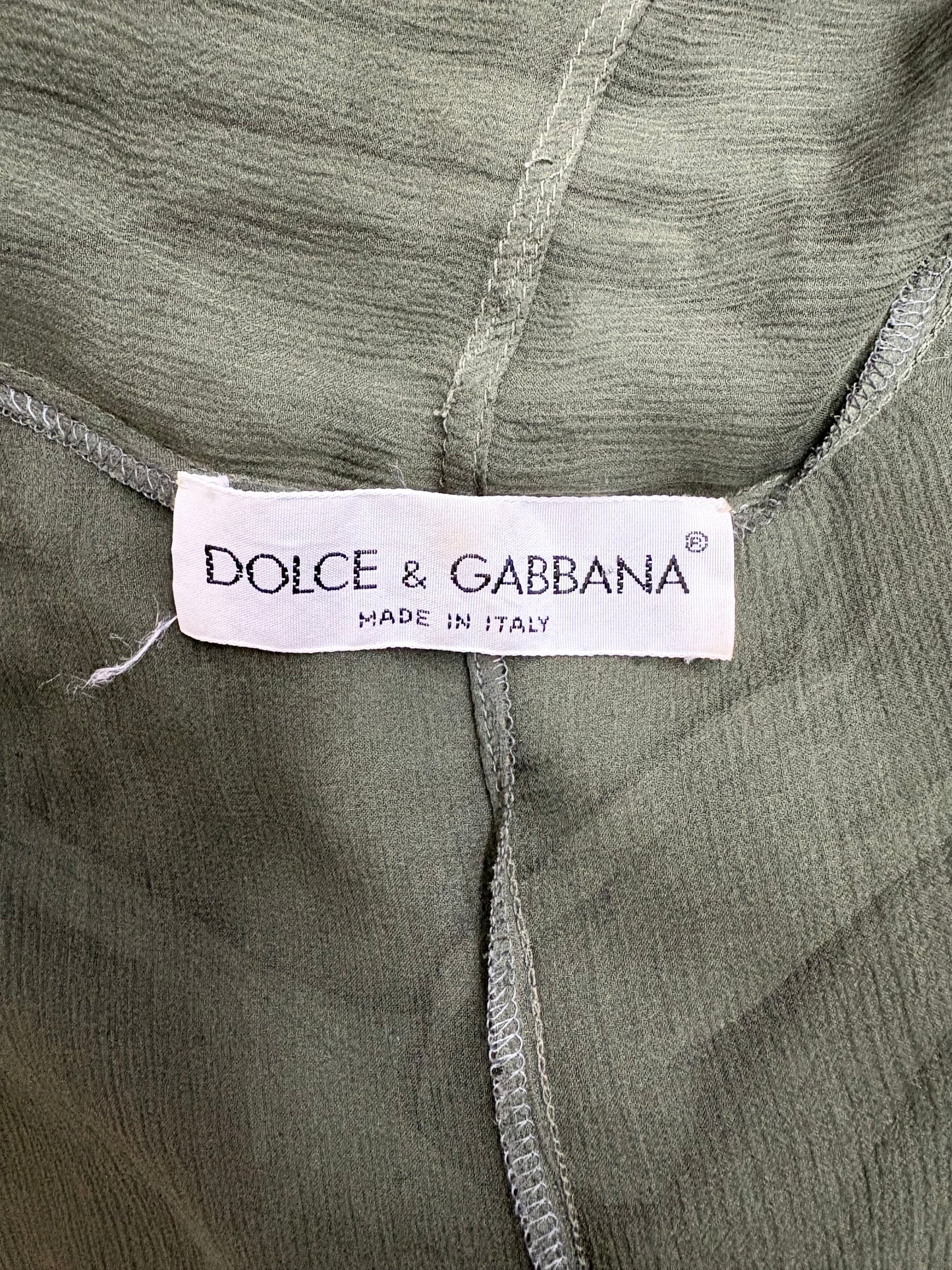 Dolce & Gabbana silk shawl cardigan, Spring 1991