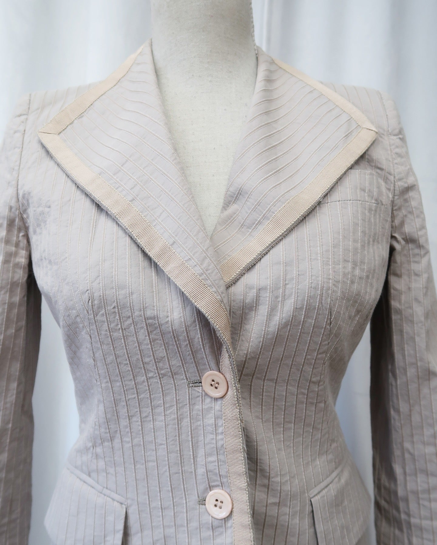 Alexander McQueen ’It’s only a game’ suit, Spring 2005