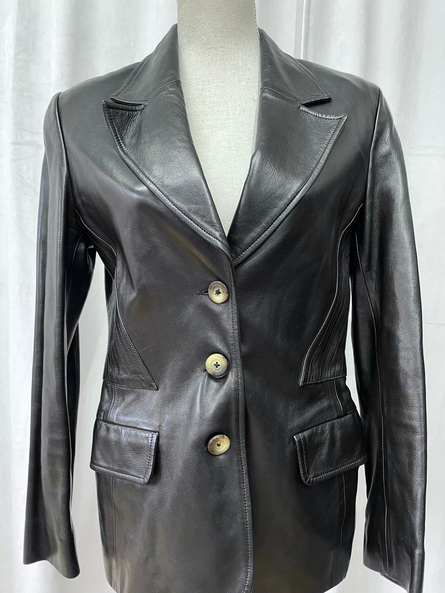 Sonia Rykiel leather jacket, 1990's