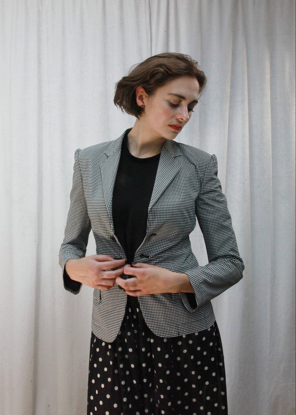 Junya Watanabe houndstooth blazer, 2009