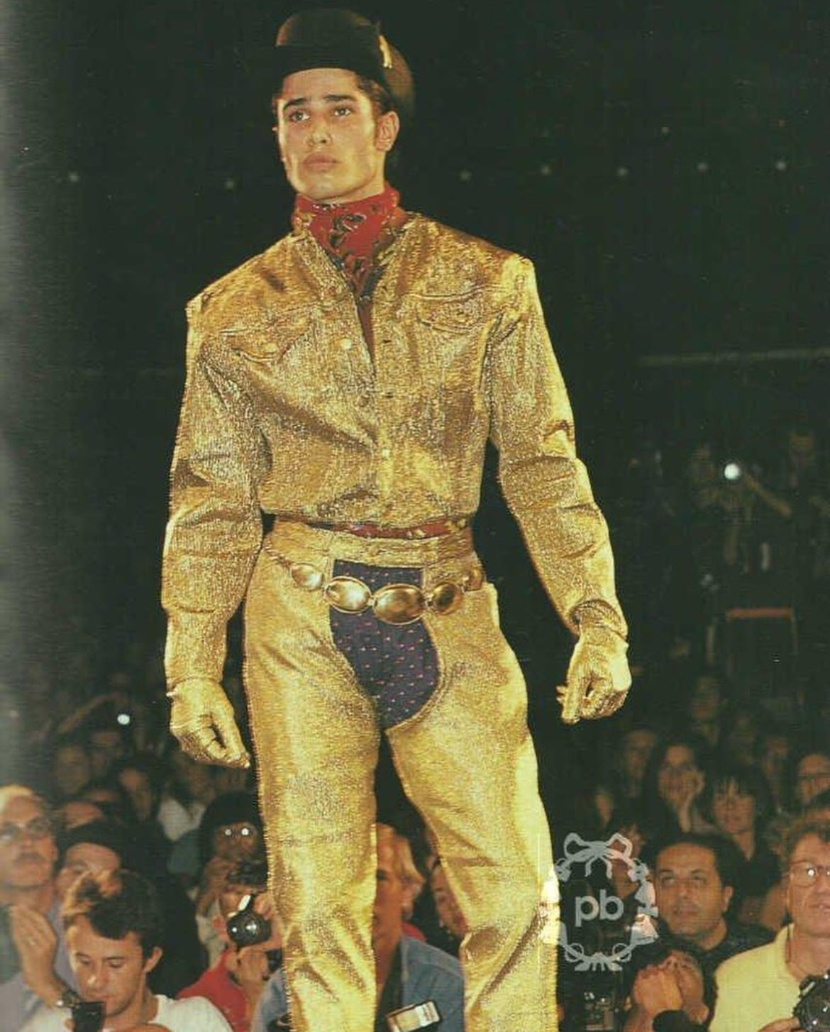 Junior Gaultier lurex shorts, Spring 1989