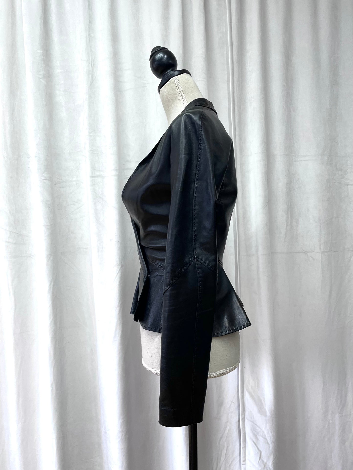 Gianni Versace leather jacket, early 1990's