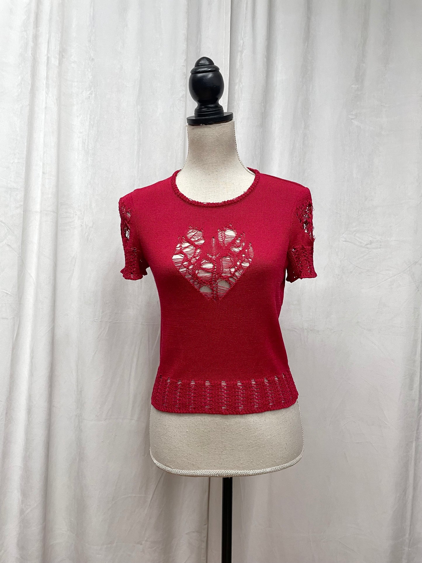 John Galliano heart top, Spring 2000