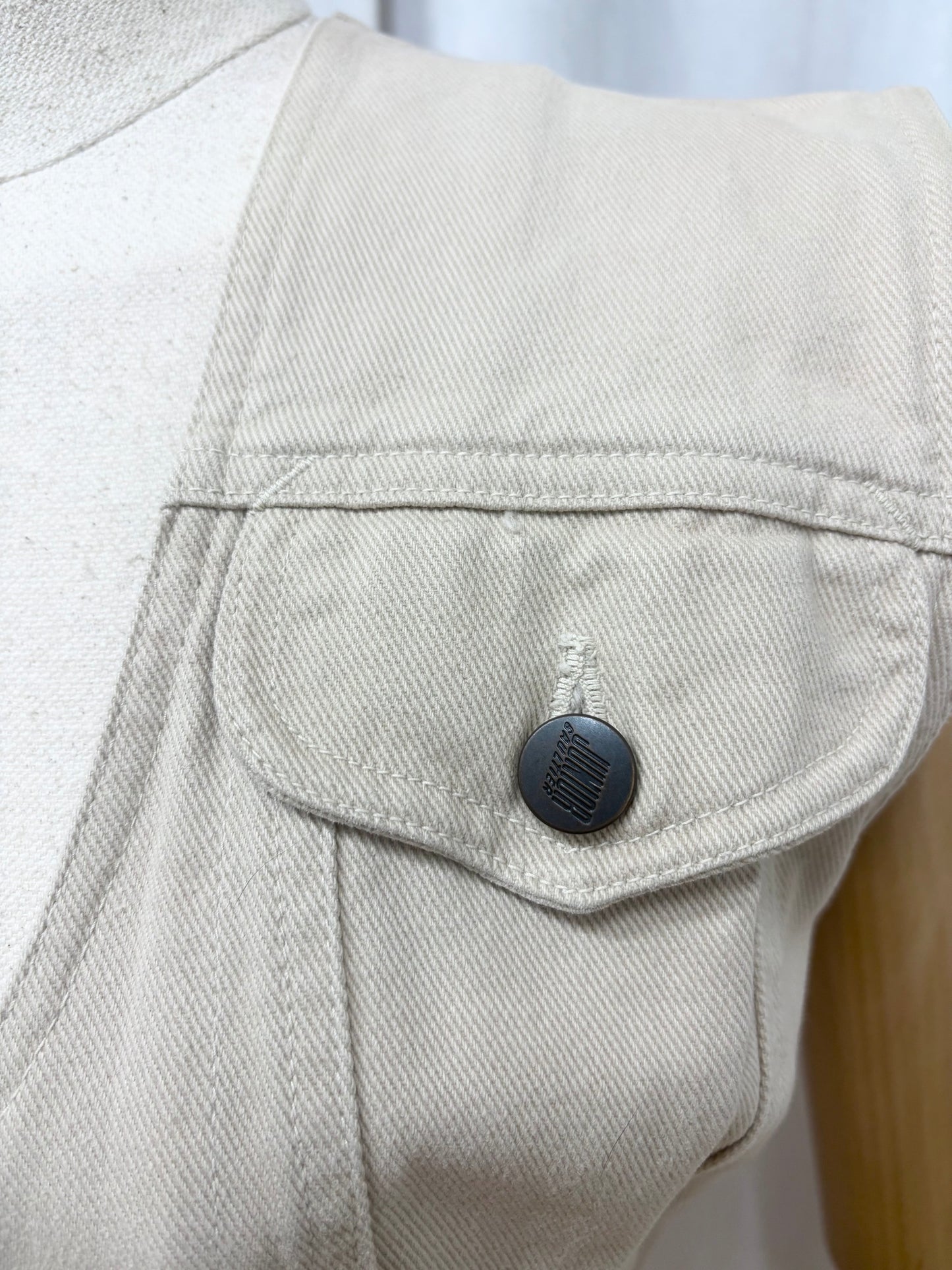 Junior Gaultier denim dress/waistcoat, Spring 1988 ’The Concierge is in the staircase’