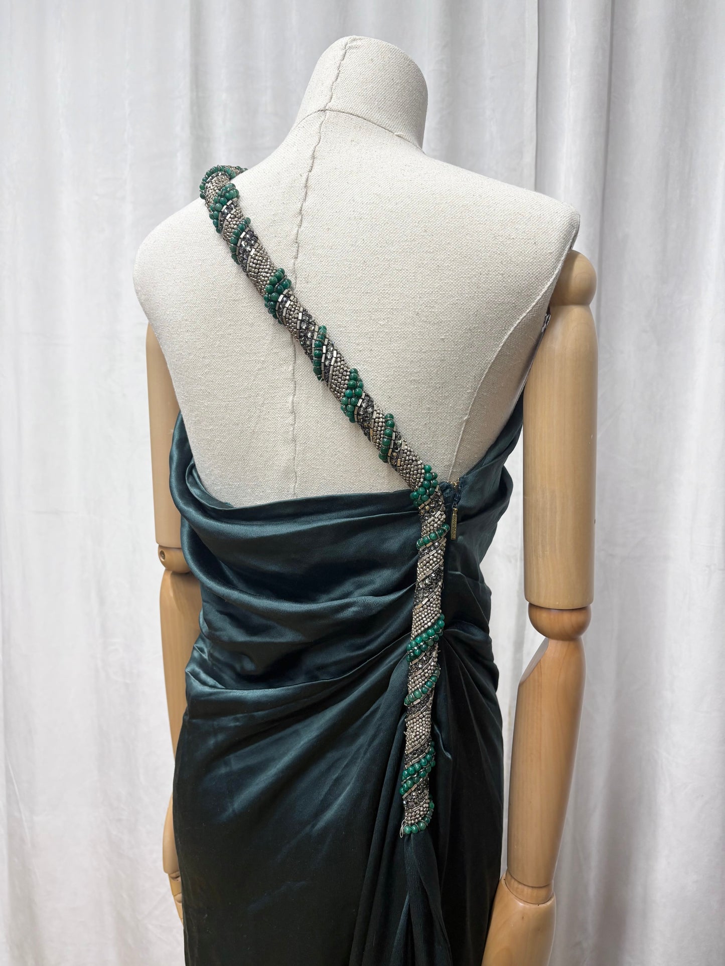 Roberto Cavalli beaded silk gown, 2000’s