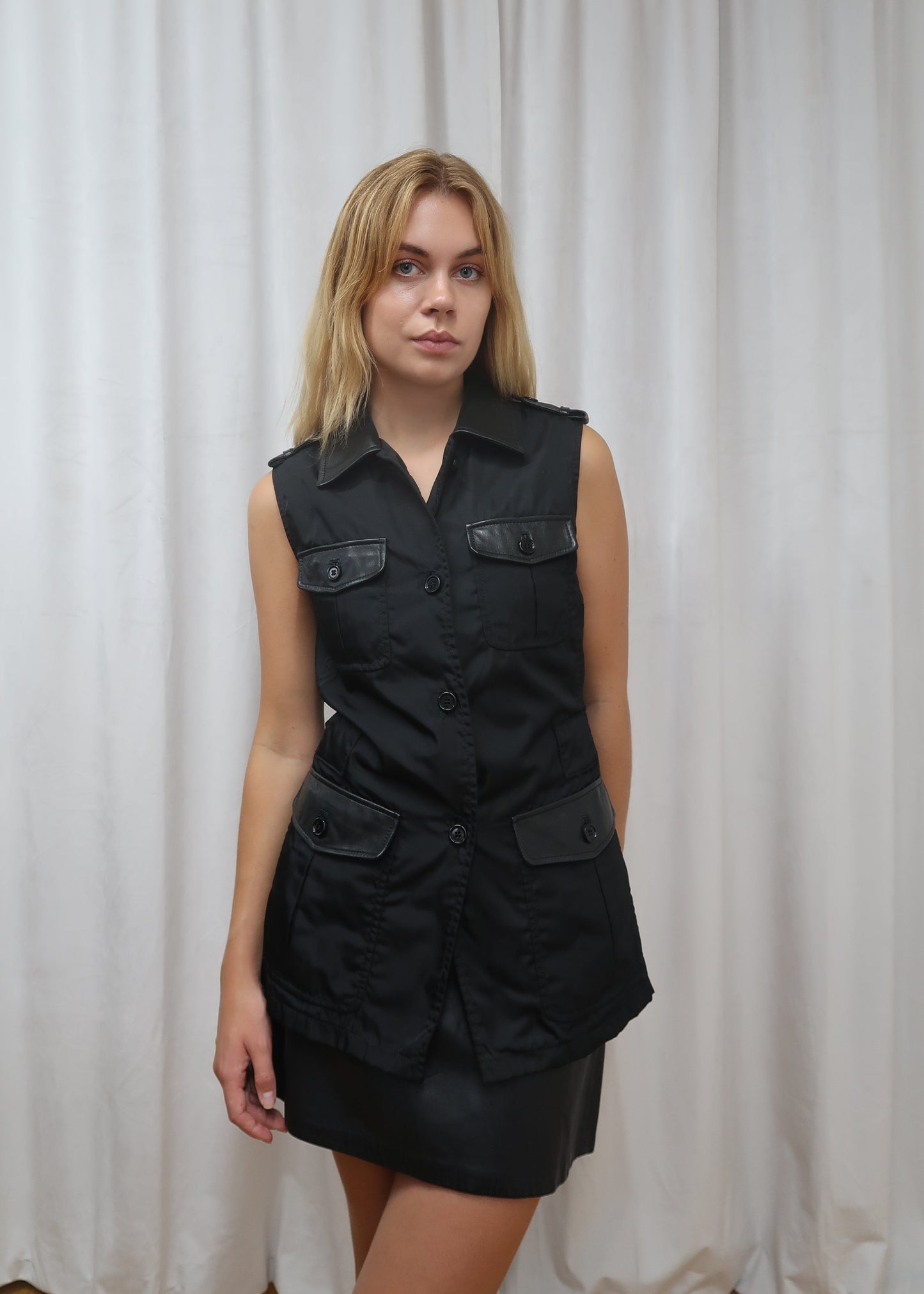 Prada nylon waistcoat, ca 1994