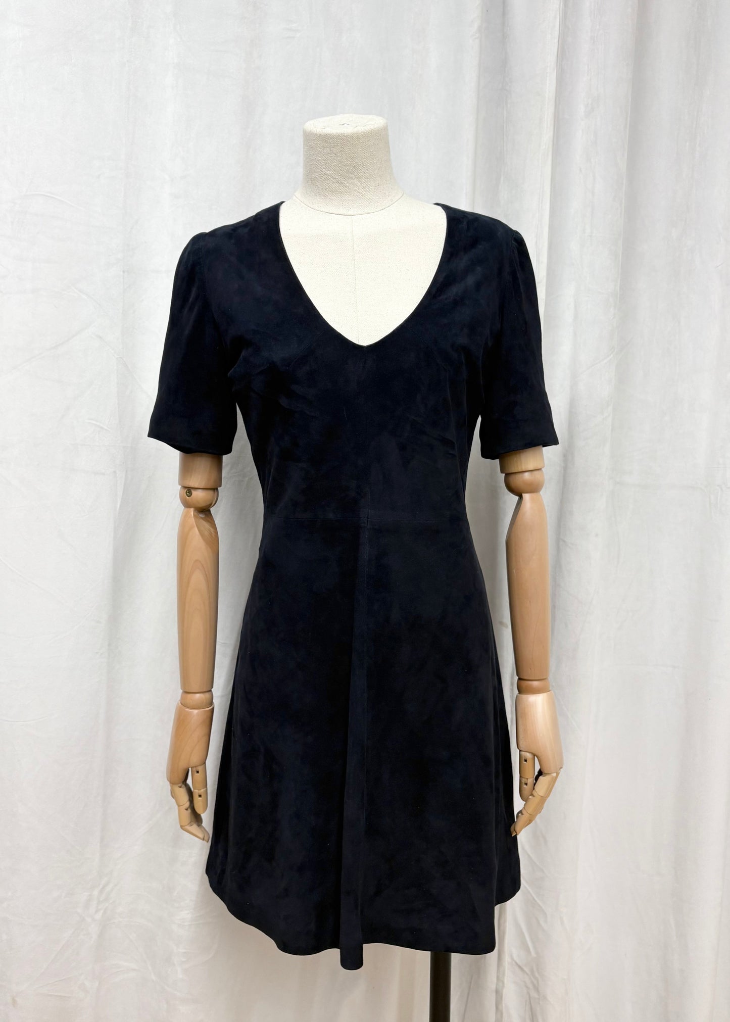 Prada suede dress, ca 1990