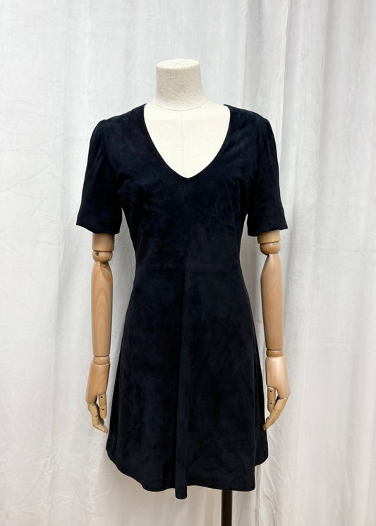 Prada suede dress, ca 1990