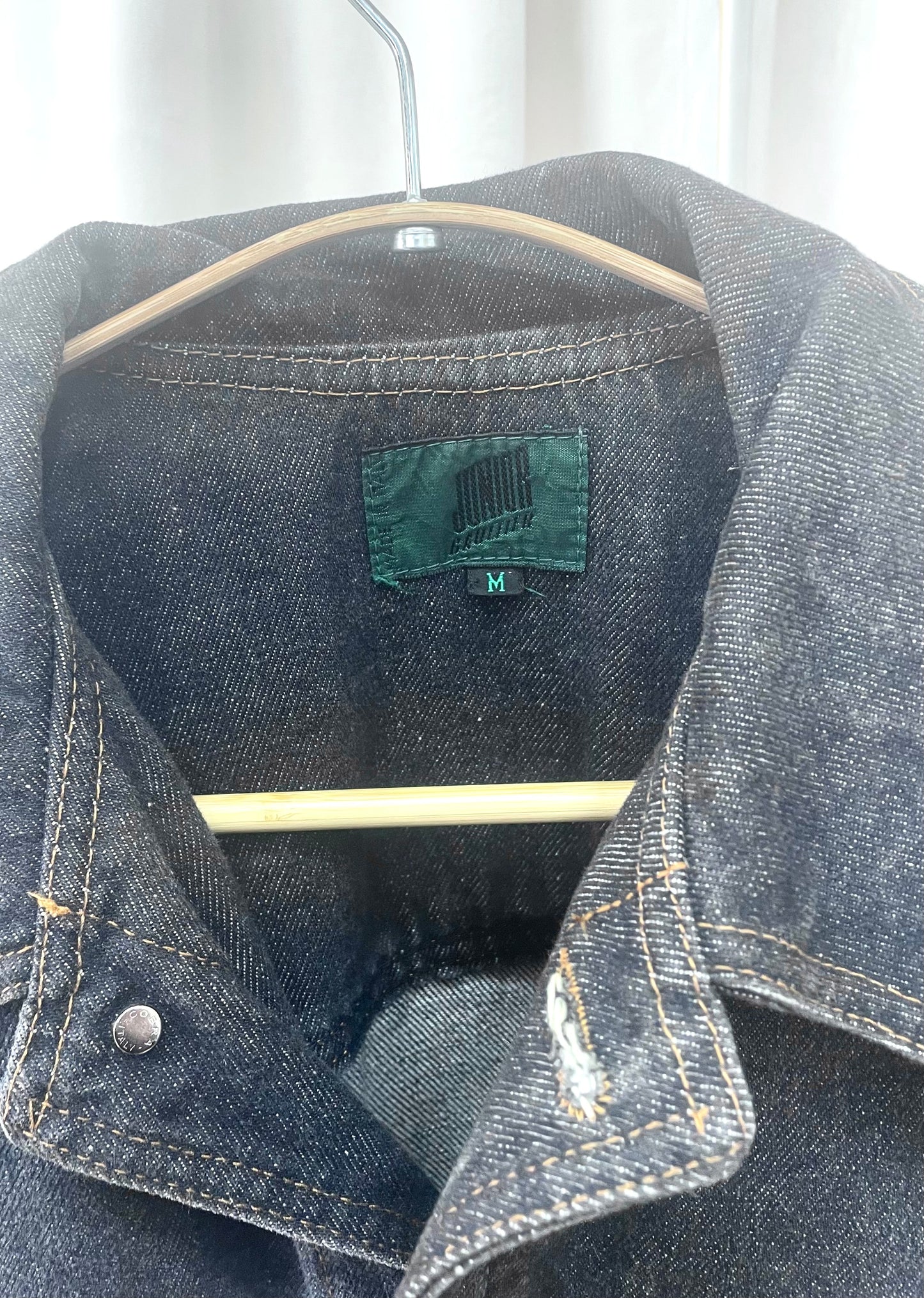 Junior Gaultier ’The Concierge is in the staircase’ denim jacket, Spring 1988