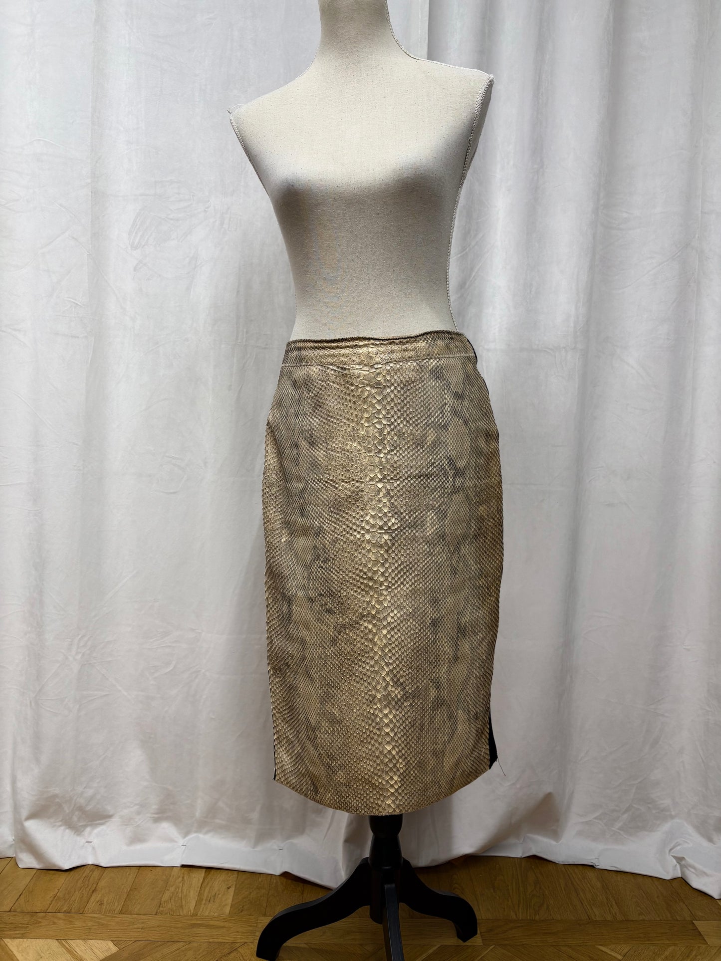 Yves Saint Laurent python skirt, early 1990’s