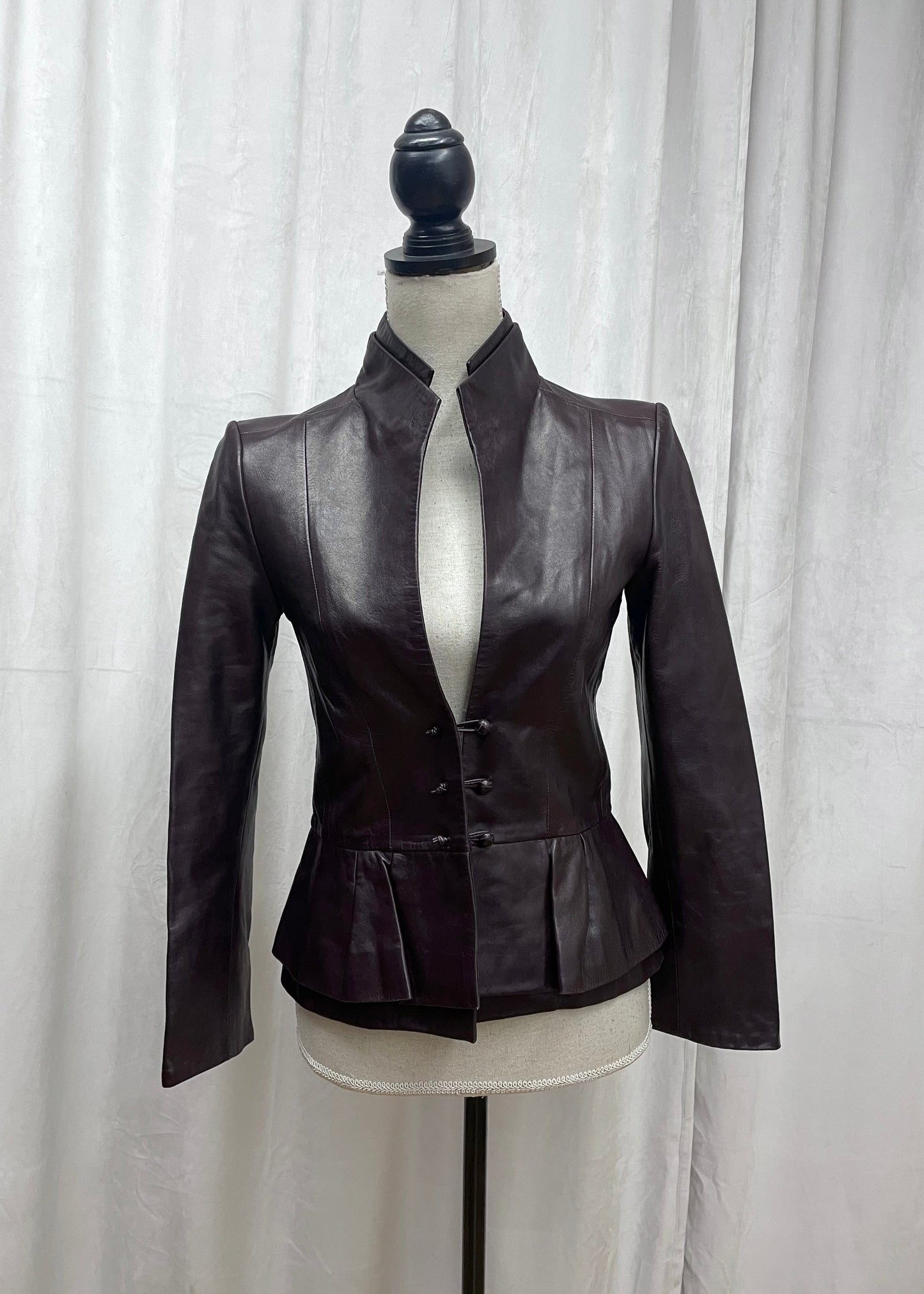 Yves Saint Laurent by Tom Ford leather jacket, early 2000’s