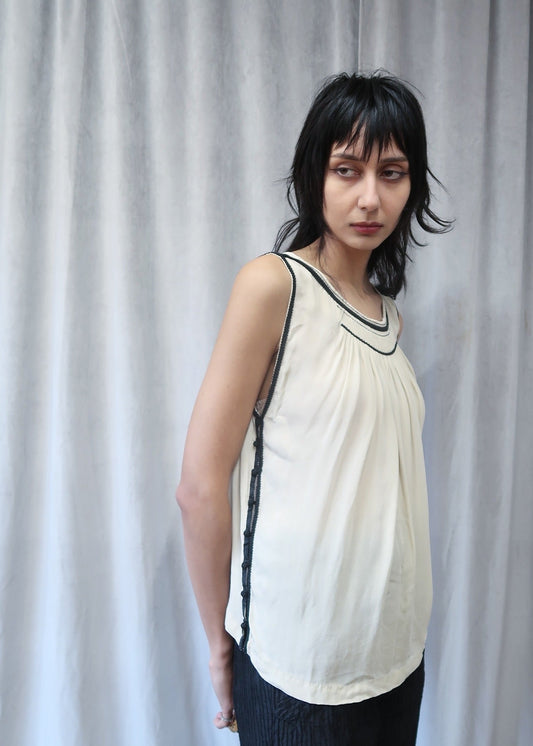 Dries van Noten beaded top, 2000's
