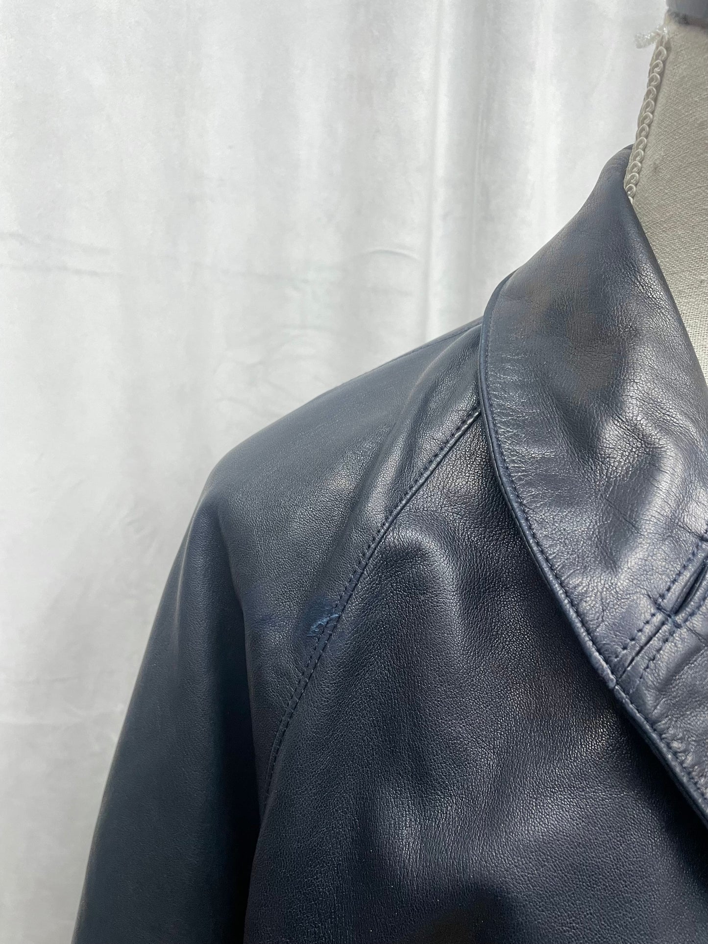 Alaïa leather jacket, 1986