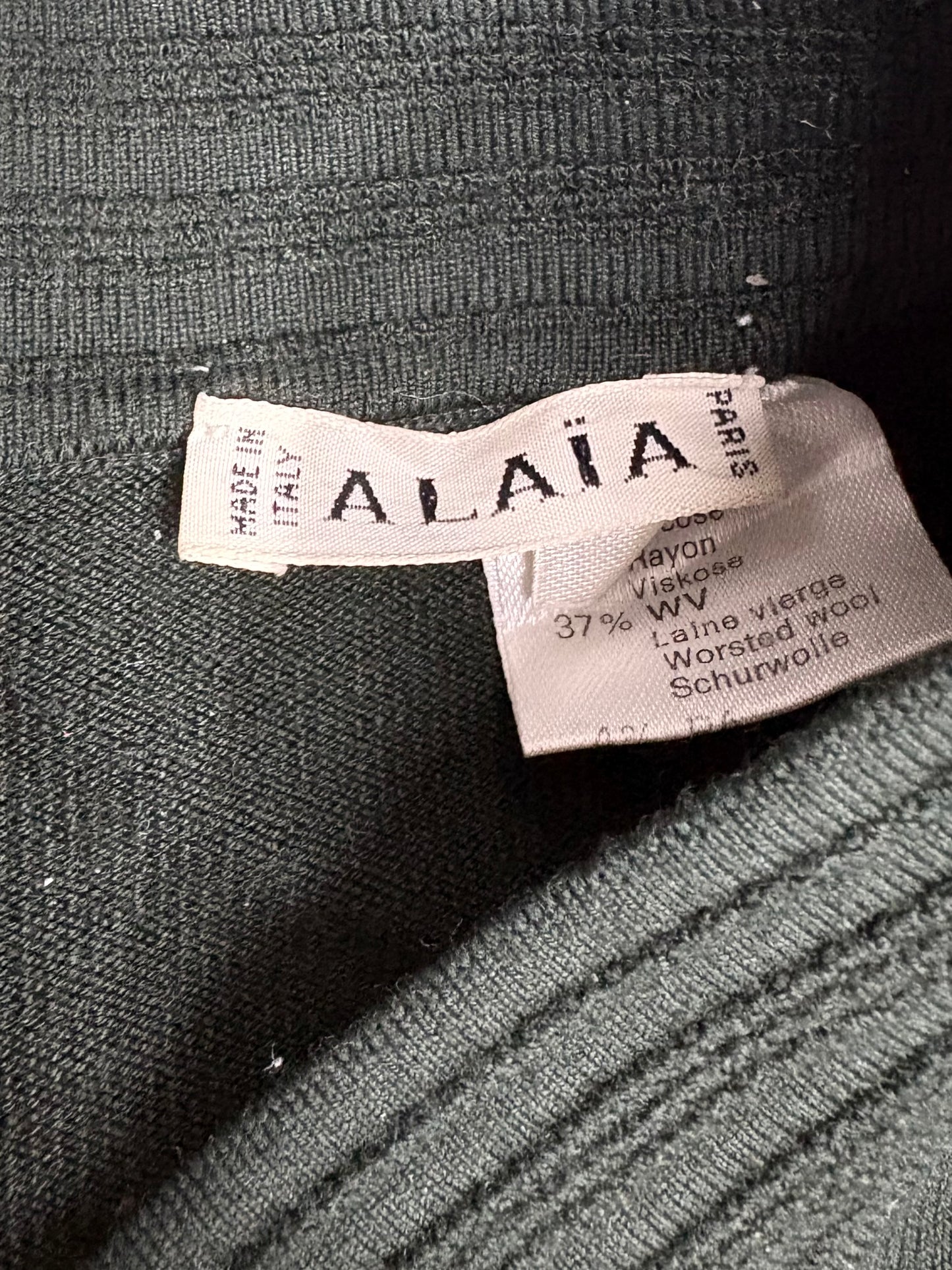 Alaïa bodycon dress, Fall 1991