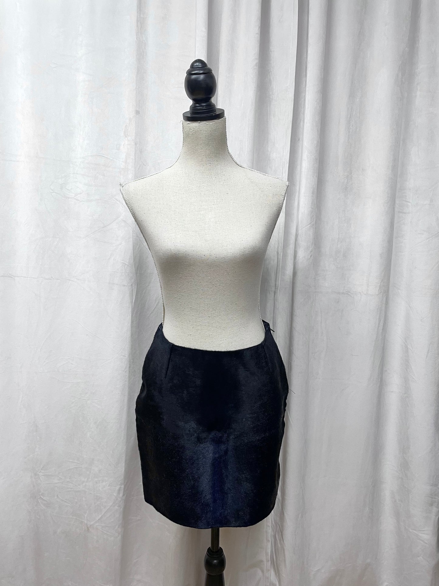Helmut Lang pony hair skirt, early 1990’s