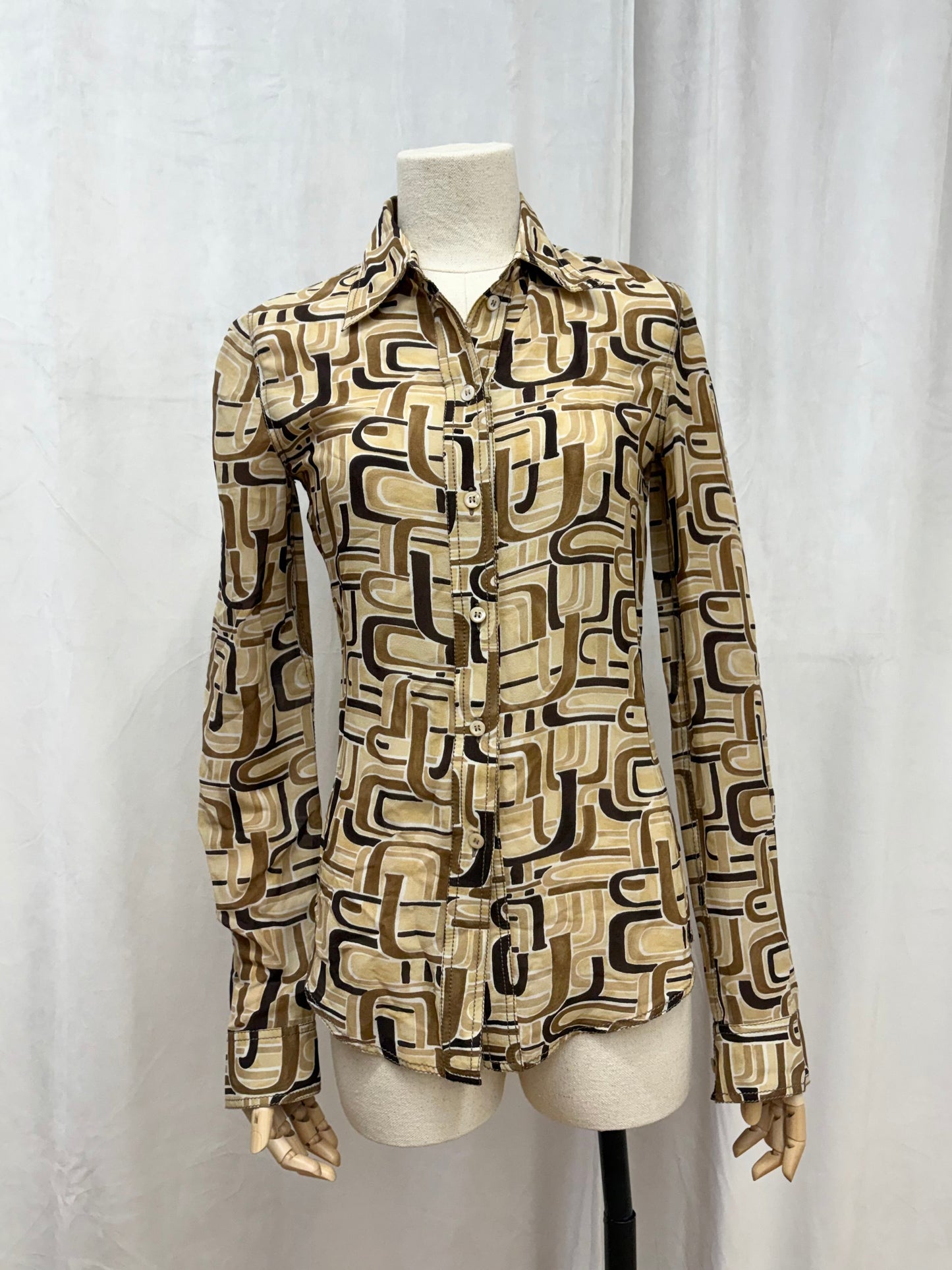 Prada silk shirt, Fall 1996