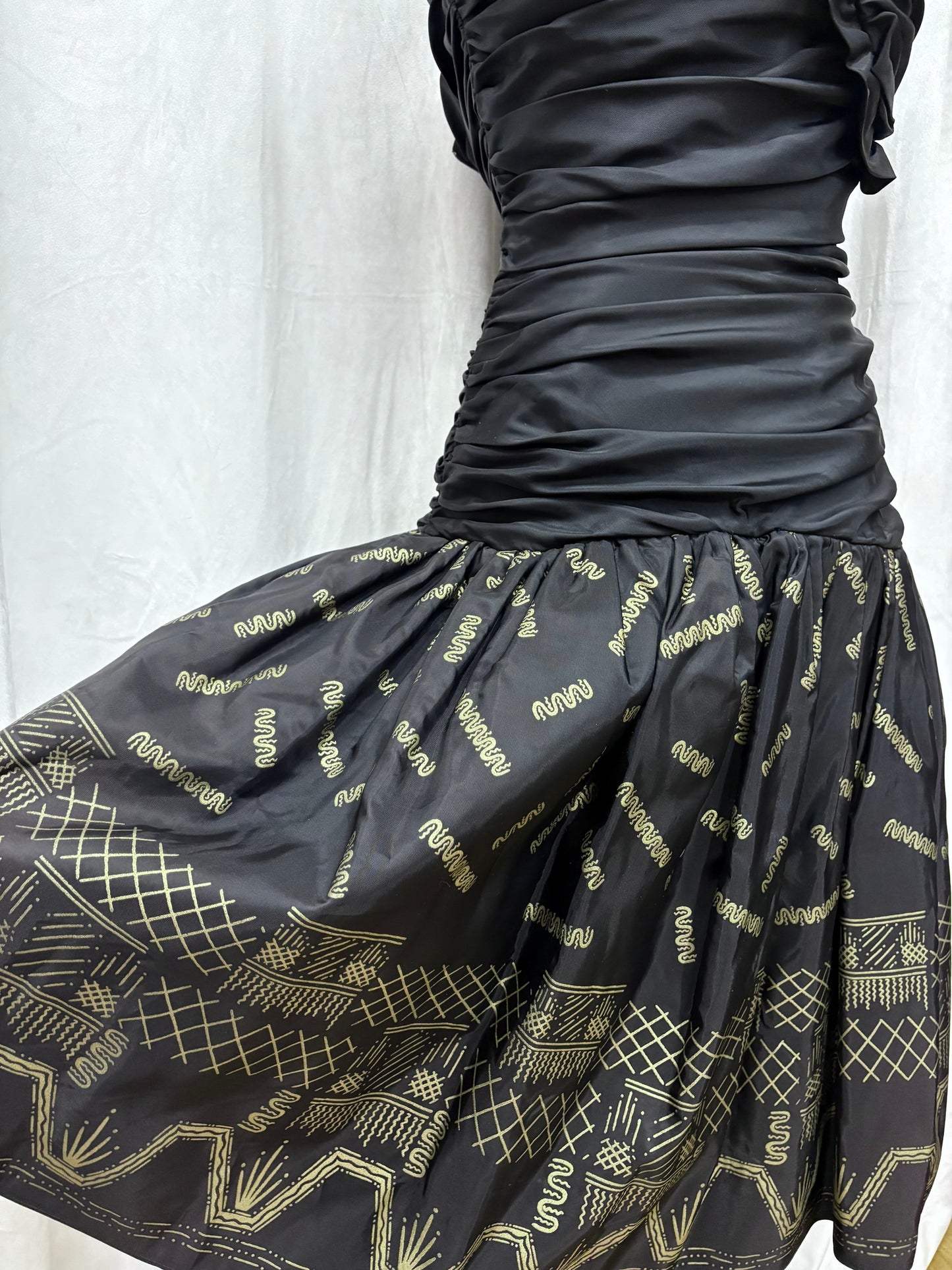 Zandra Rhodes cocktail dress, ca early 1990’s