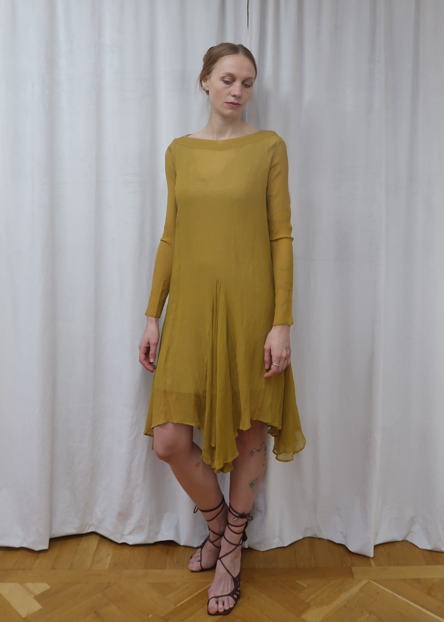 Romeo Gigli silk chiffon dress, 1990’s