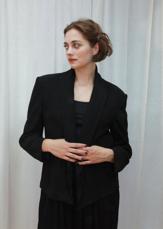 Comme des Garçons silk jacket, mid 1980's