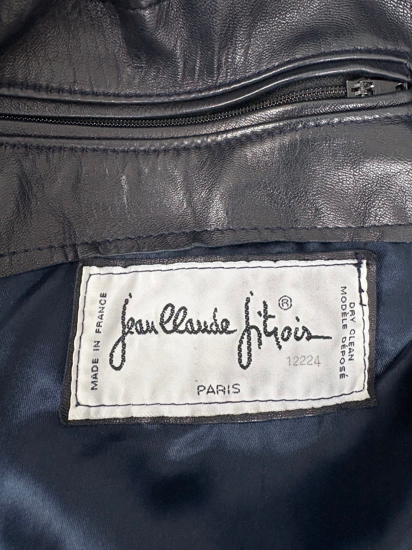 Jean Claude Jitrois leather trenchcoat, 1980’s