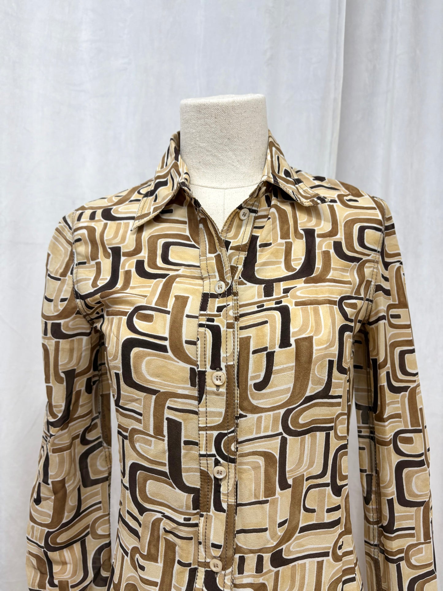 Prada silk shirt, Fall 1996