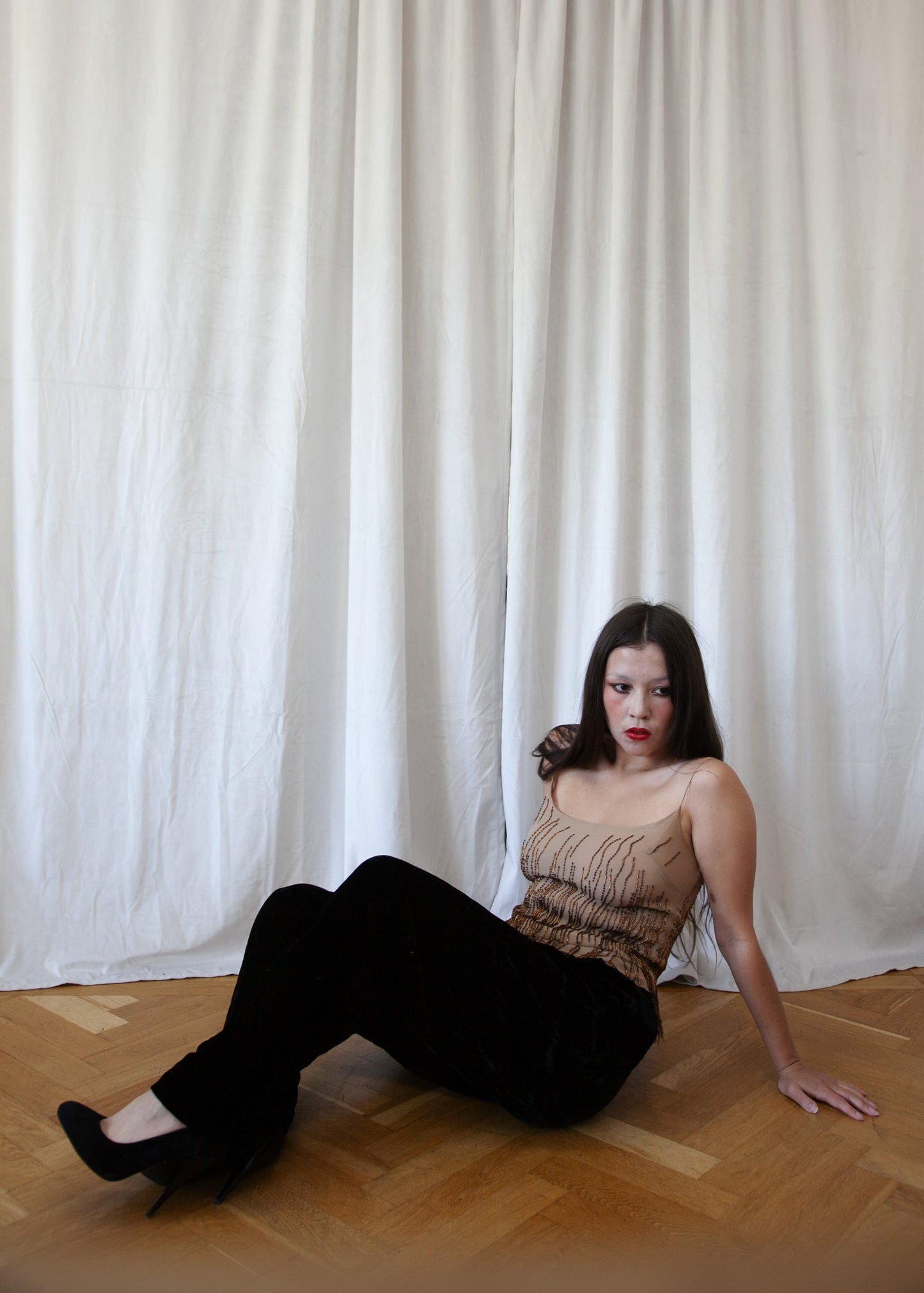 Plein Sud beaded top, 2000's