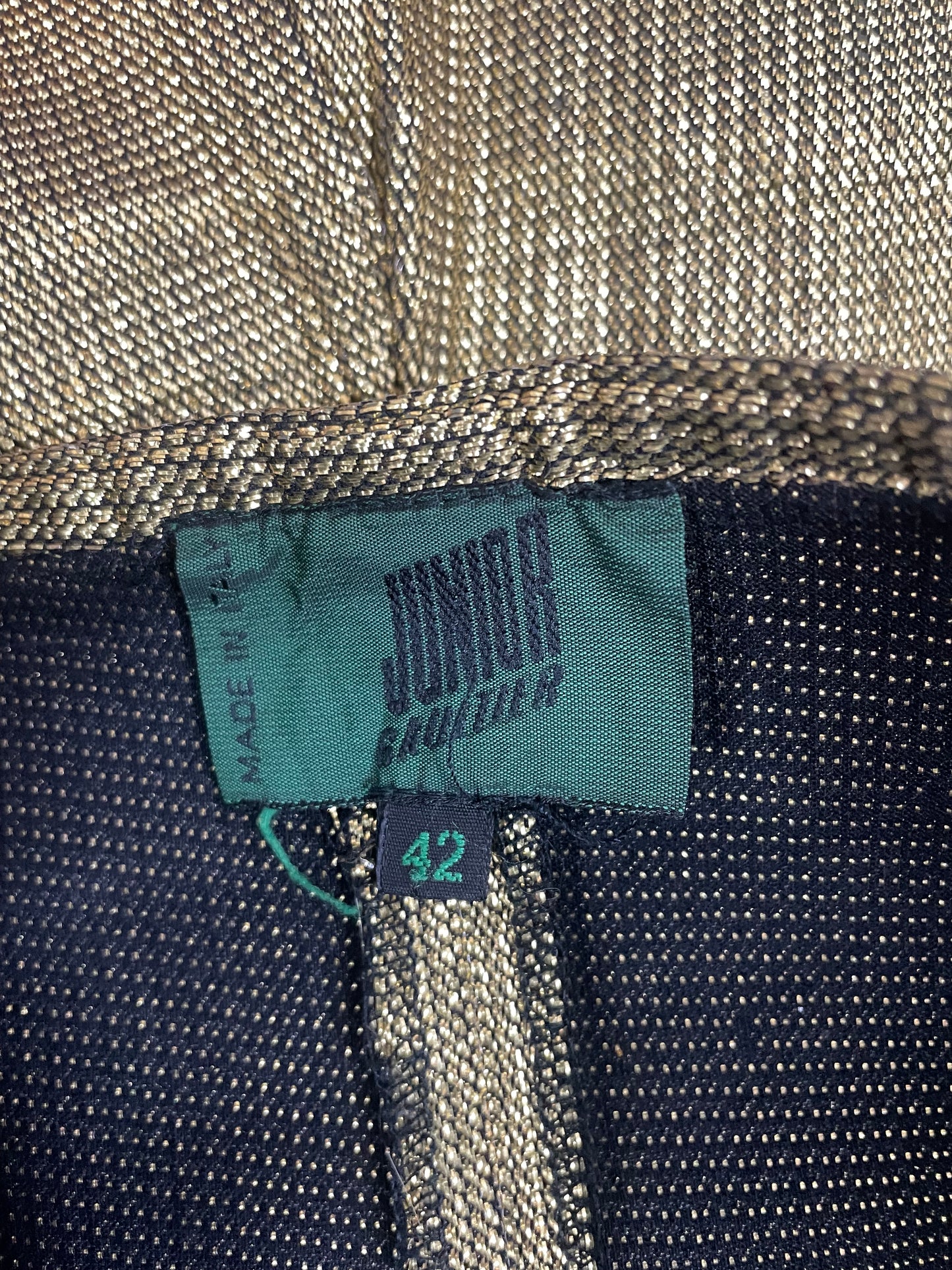 Junior Gaultier lurex shorts, Spring 1989