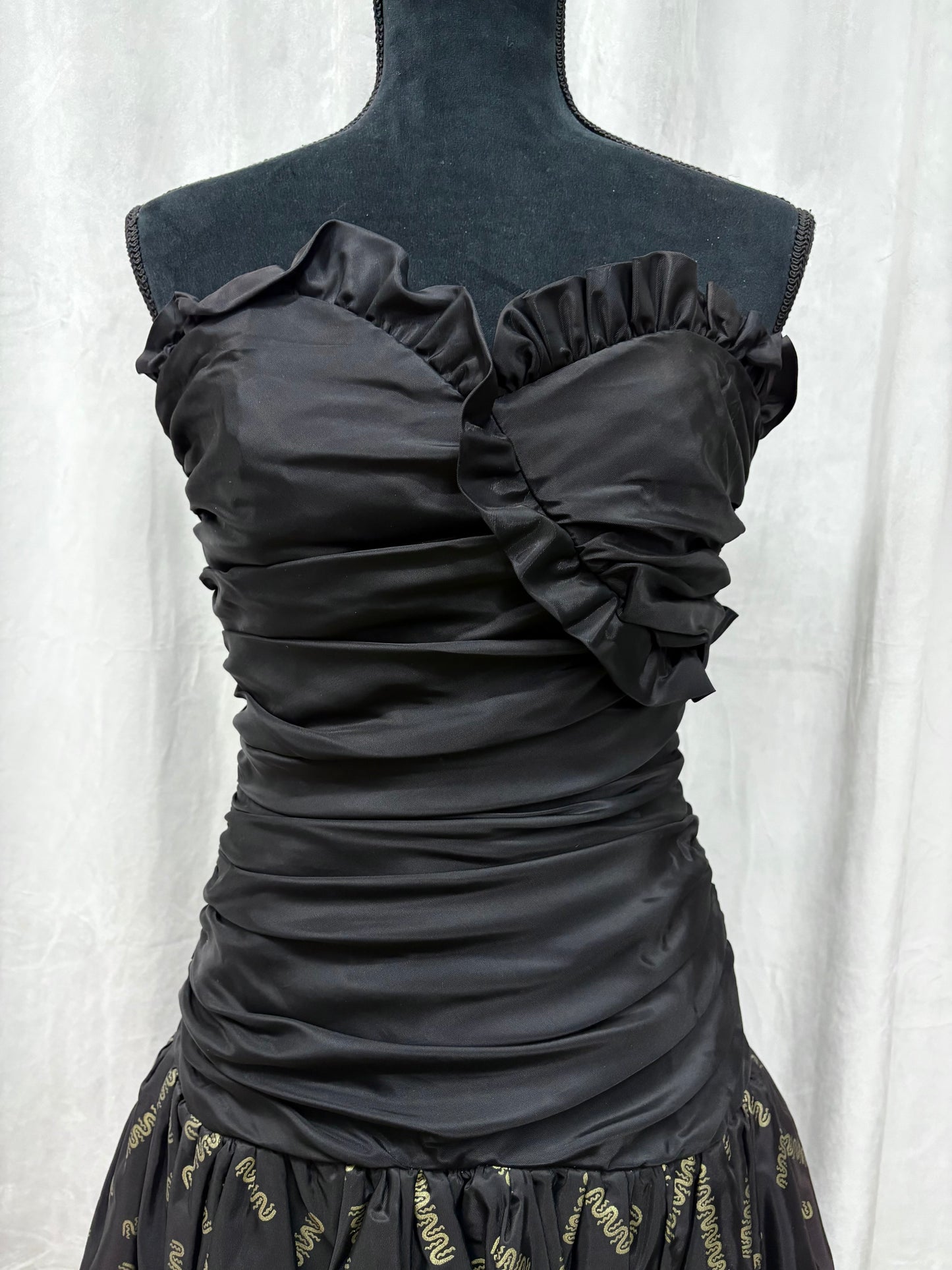 Zandra Rhodes cocktail dress, ca early 1990’s