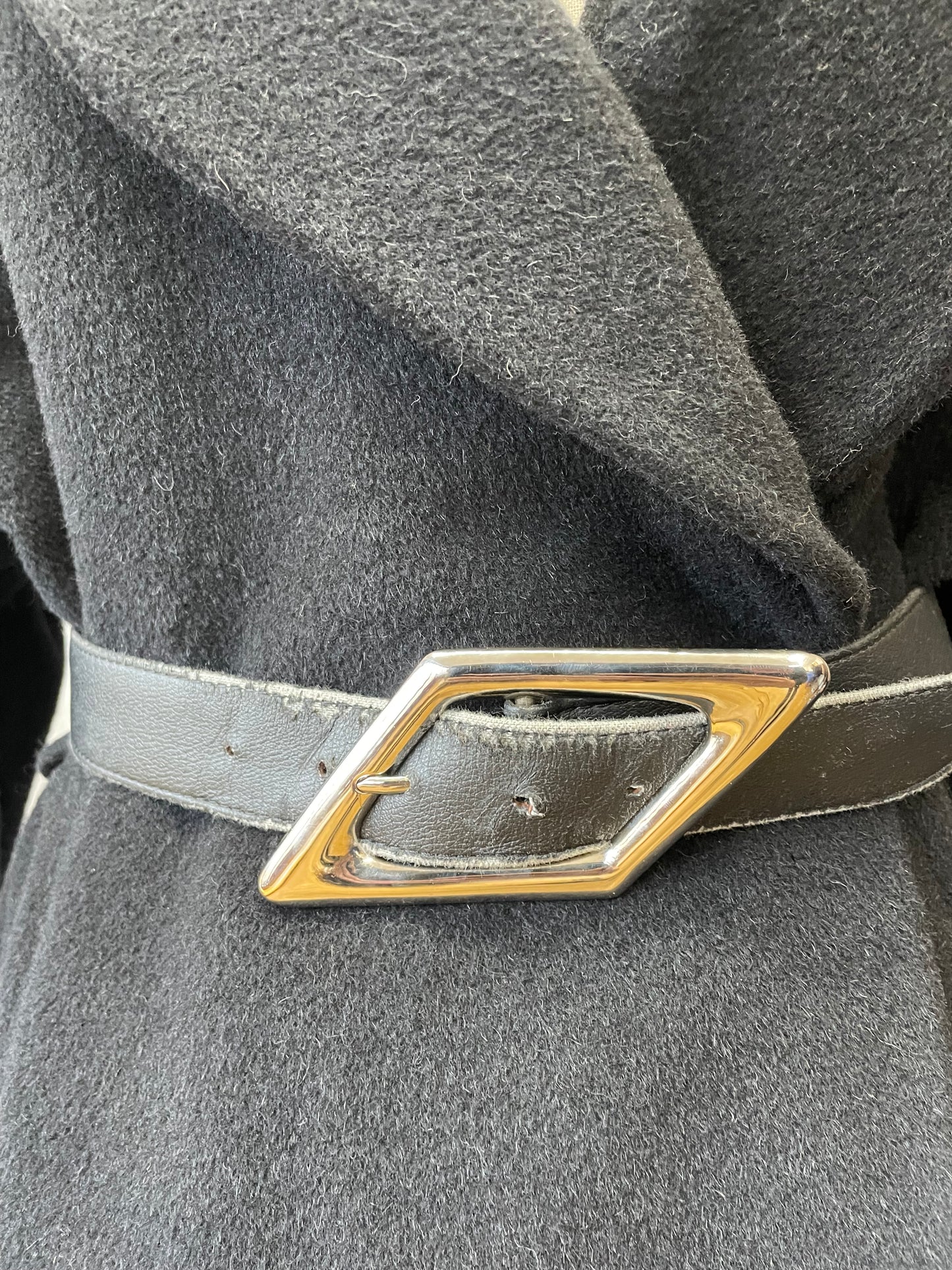 Mugler belted coat, 1980's