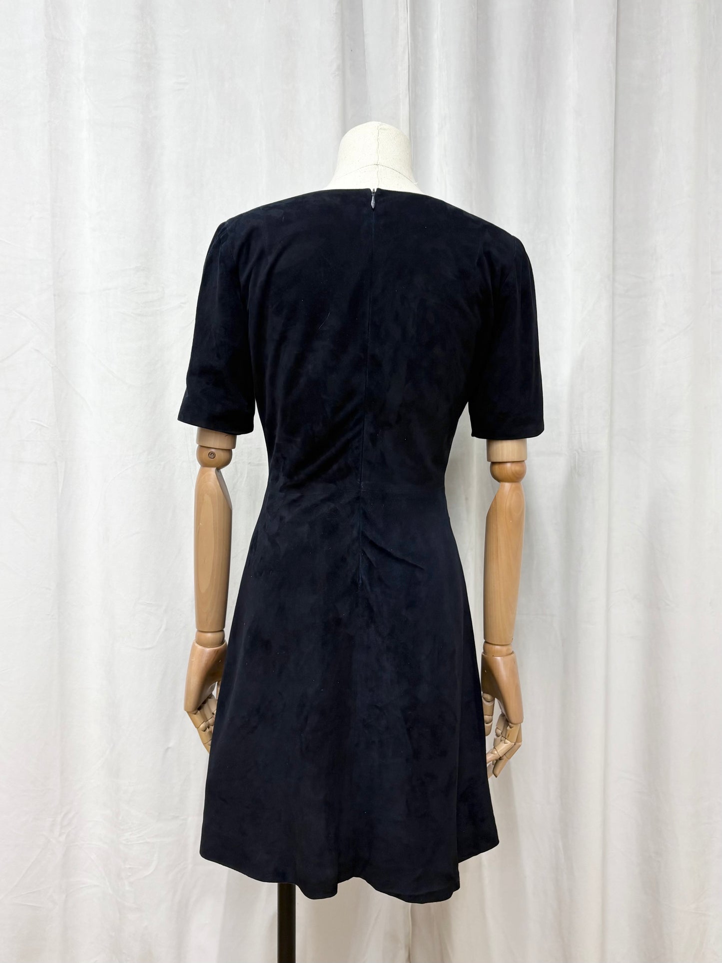 Prada suede dress, ca 1990
