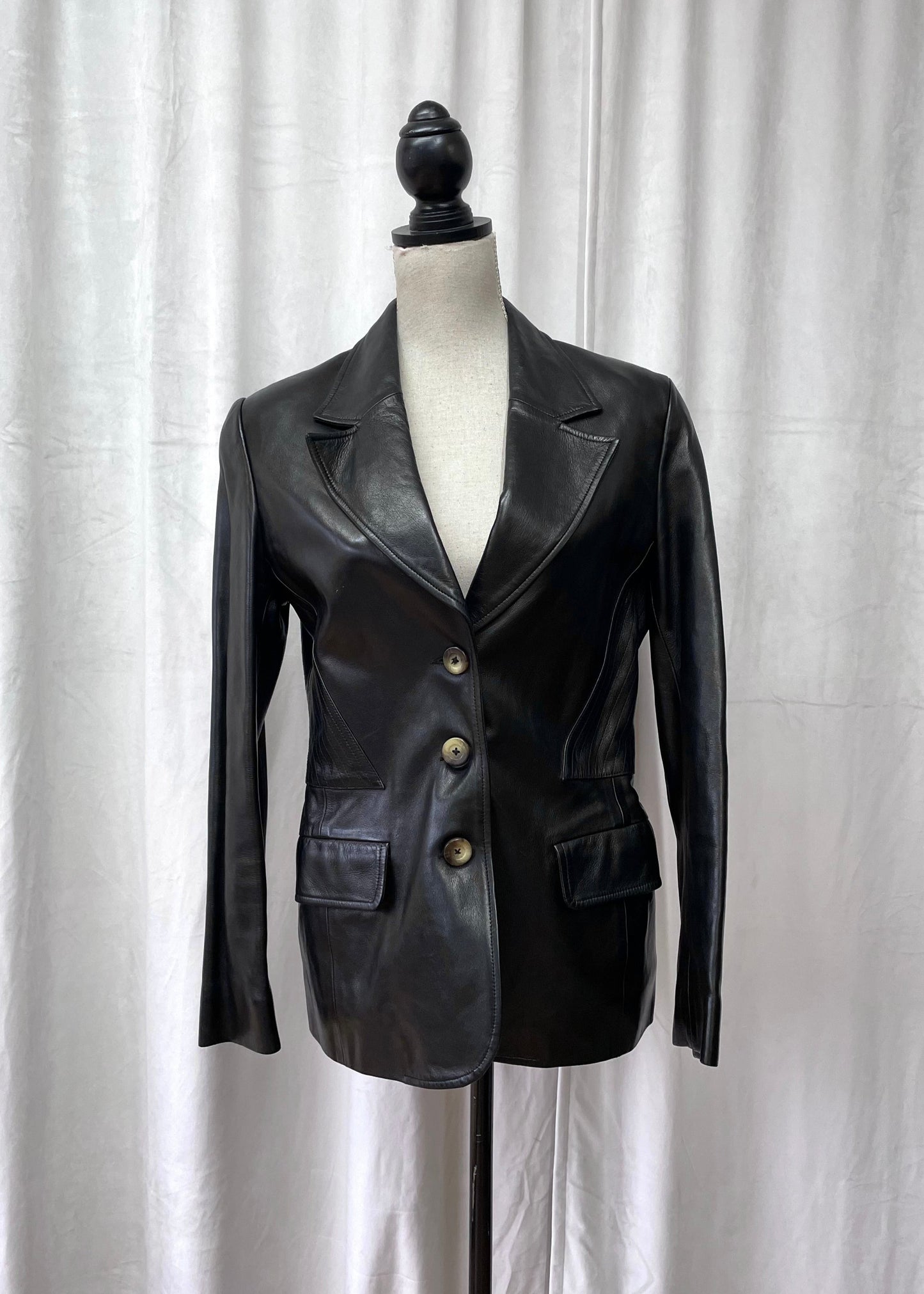 Sonia Rykiel leather jacket, 1990's