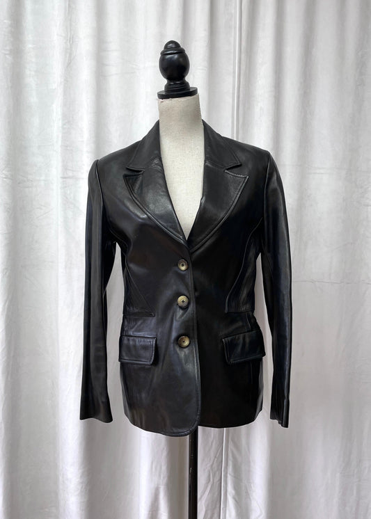 Sonia Rykiel leather jacket, 1990's