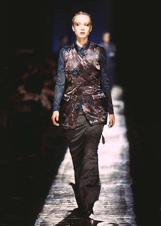 Dries van Noten wrap top, Fall 1997