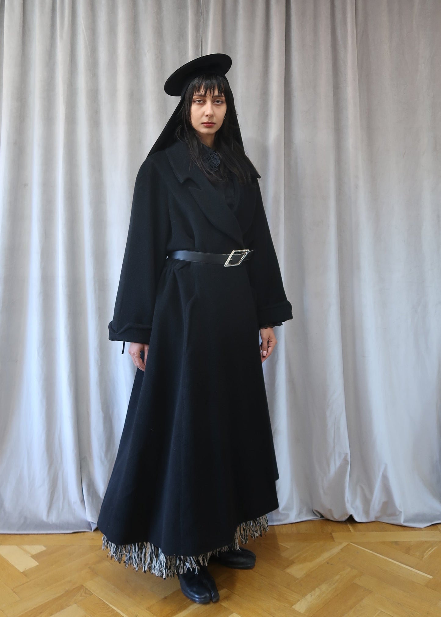 Mugler belted coat, 1980's