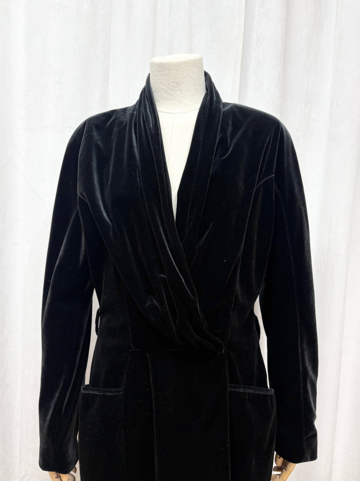 Mugler velvet suit, 1990’s
